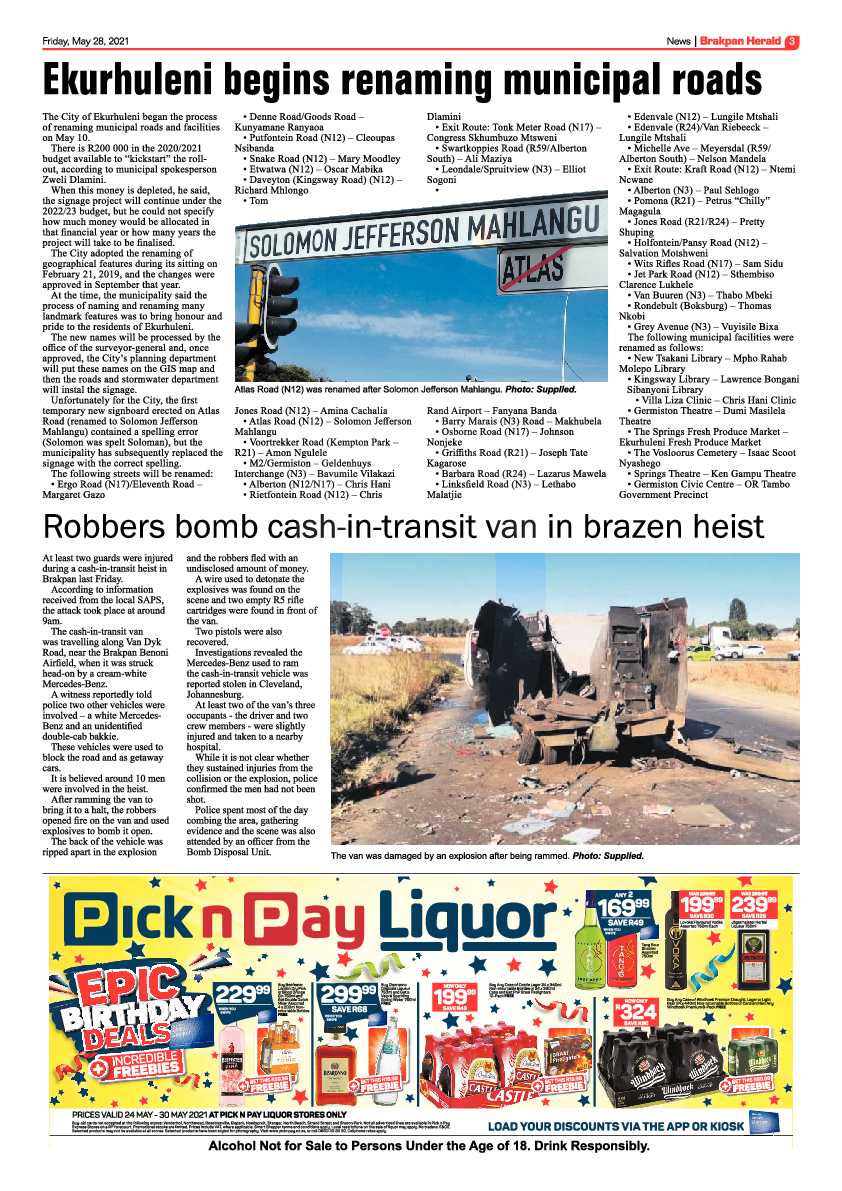 Brakpan Herald 28 May 2021 page 3