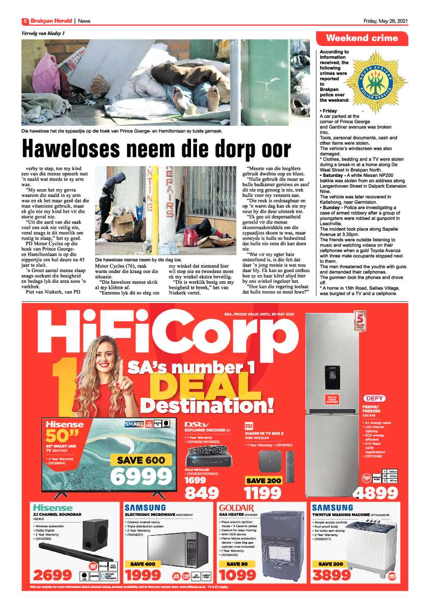 Brakpan Herald 28 May 2021 page 6