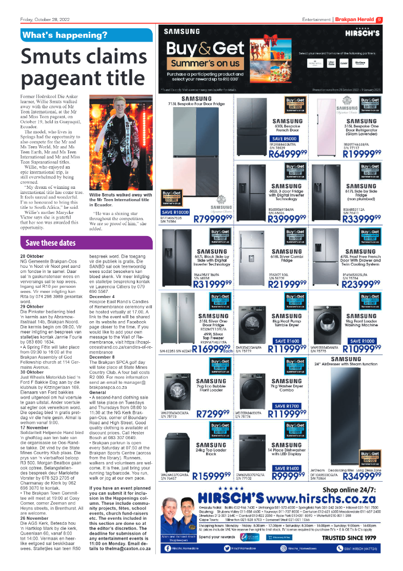 Brakpan Herald 28 Oct 2022 page 9