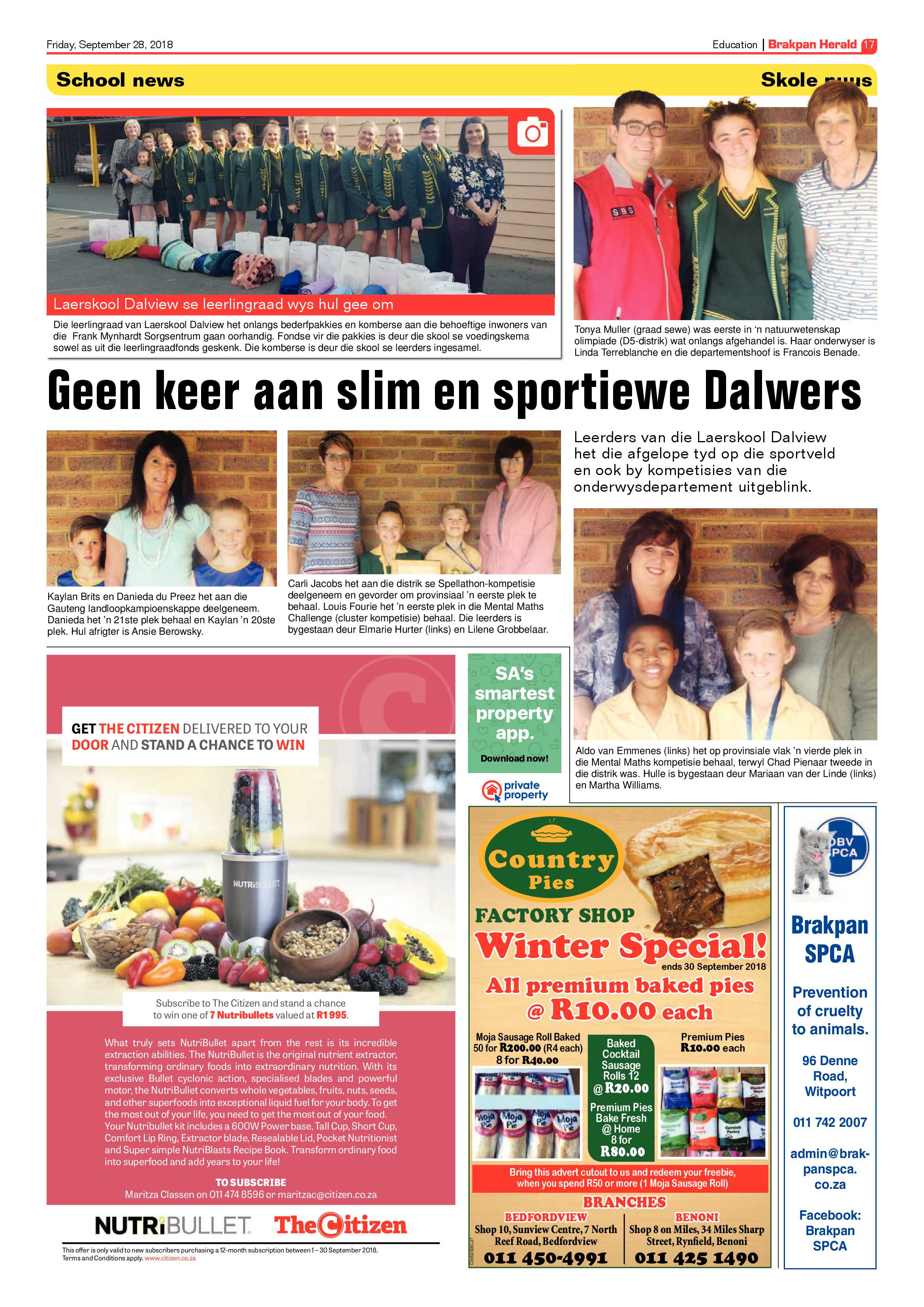 Brakpan Herald 28 September 2018 page 17