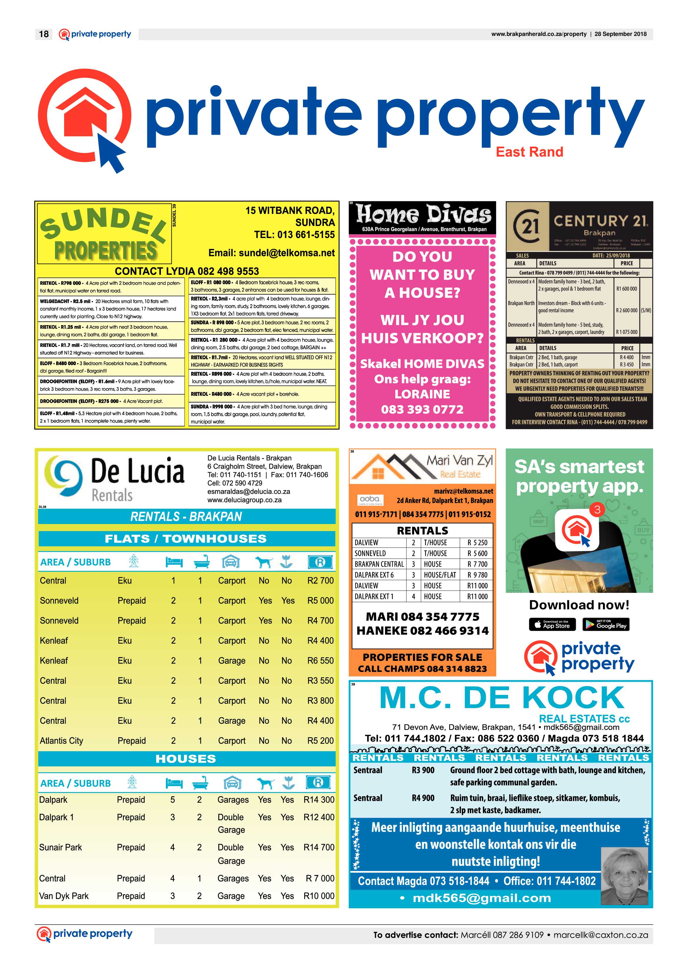 Brakpan Herald 28 September 2018 page 18