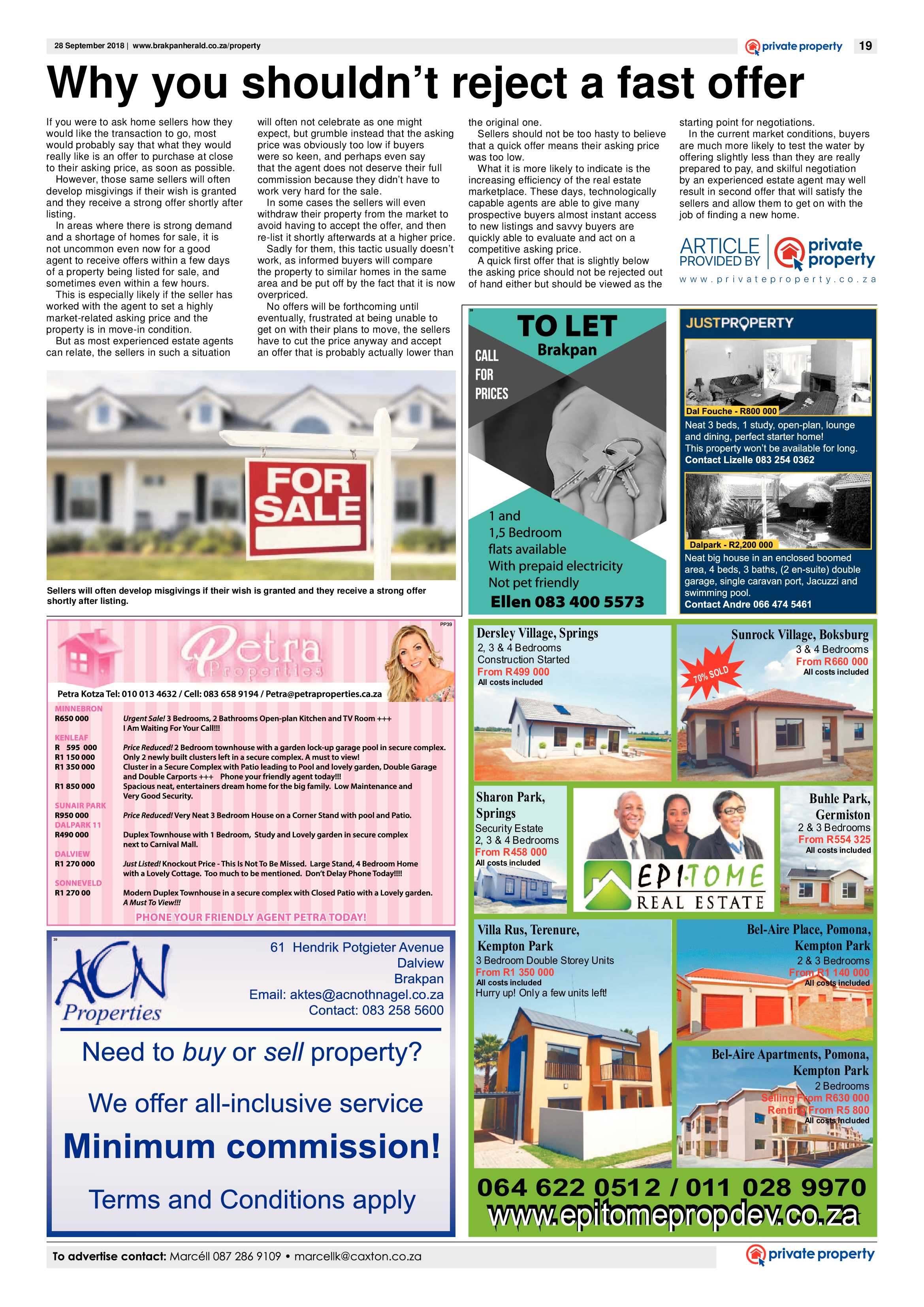 Brakpan Herald 28 September 2018 page 19