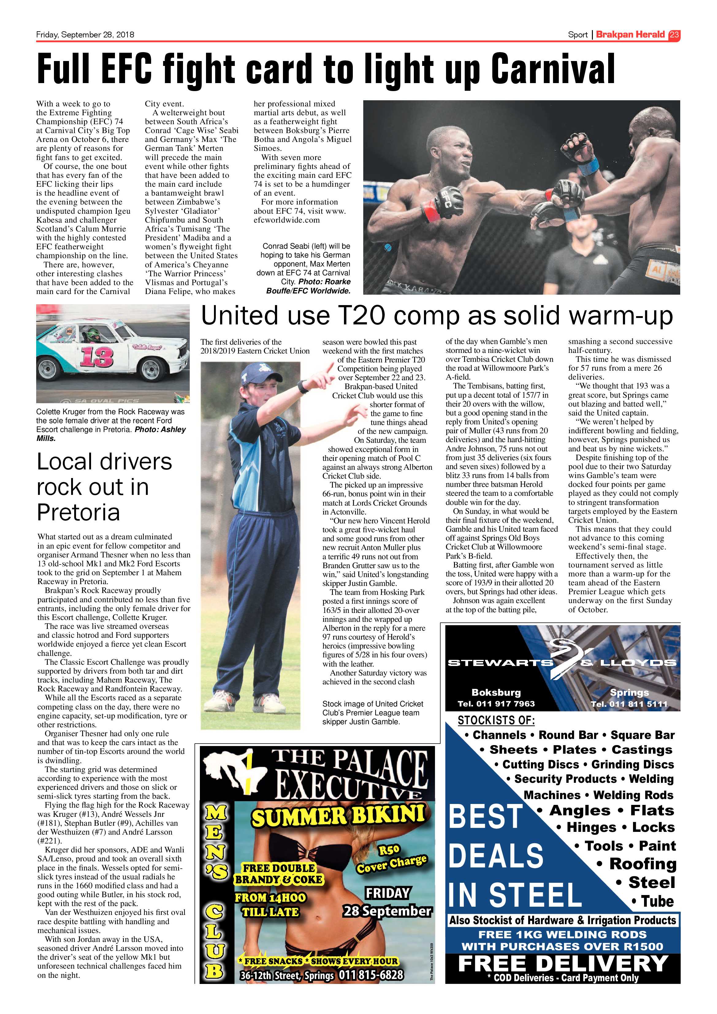 Brakpan Herald 28 September 2018 page 23