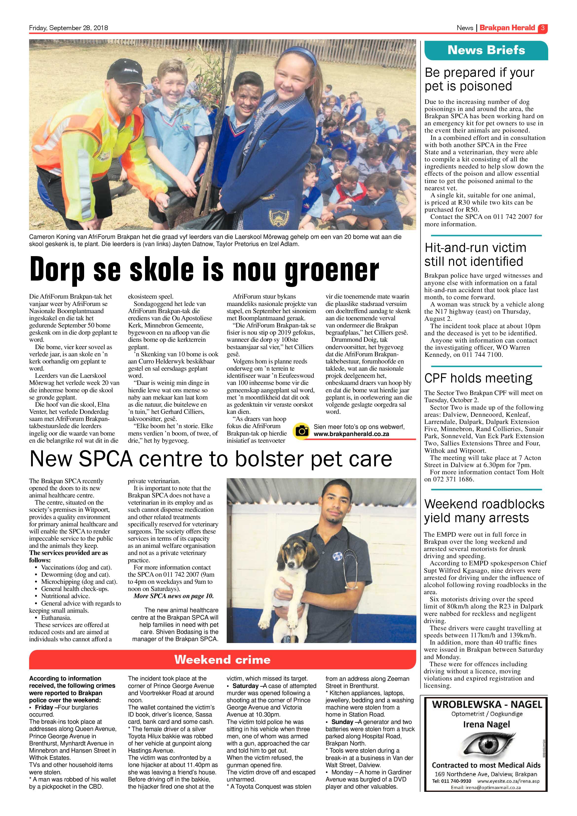 Brakpan Herald 28 September 2018 page 3