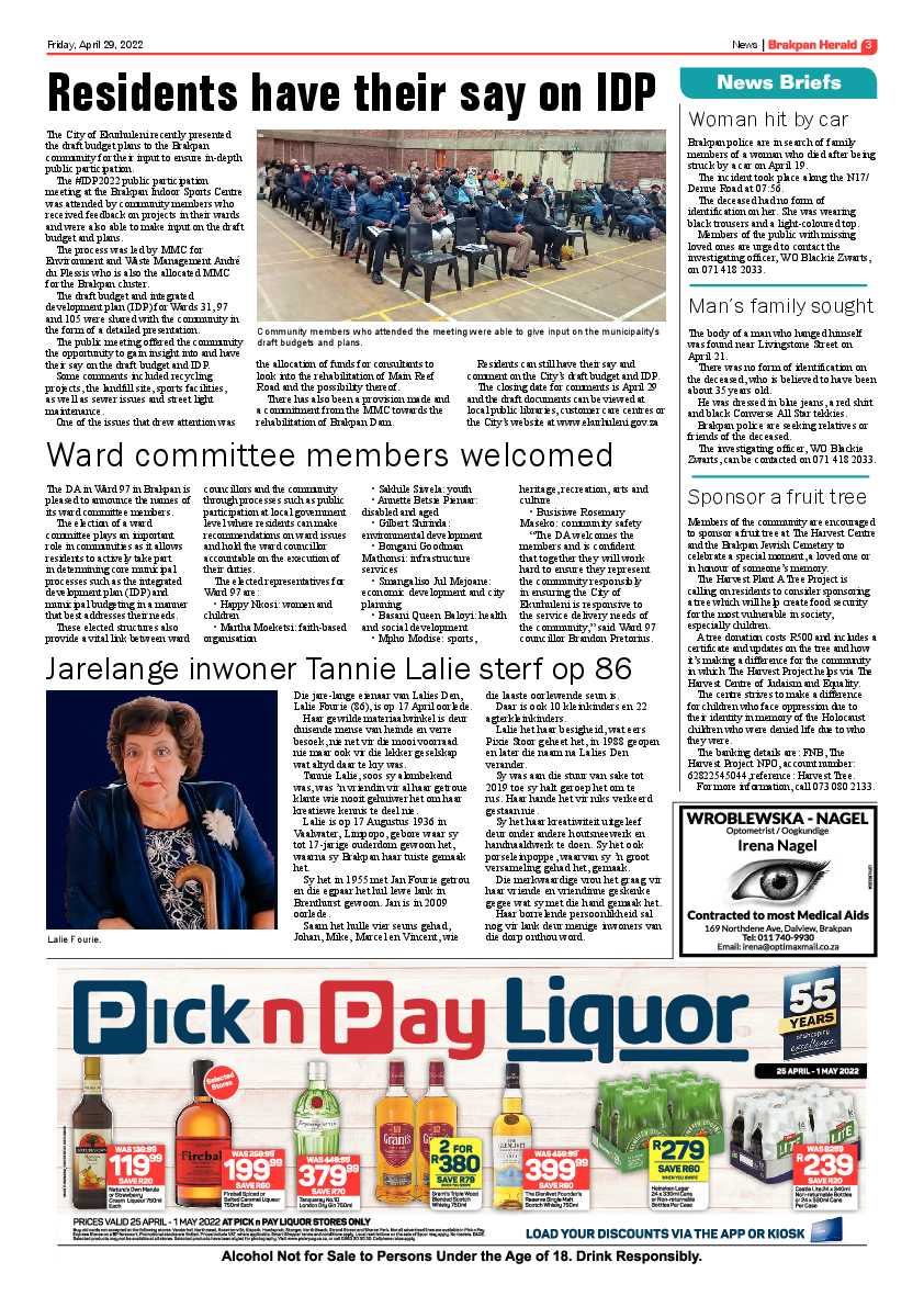 Brakpan Herald 29 April 2022 page 3