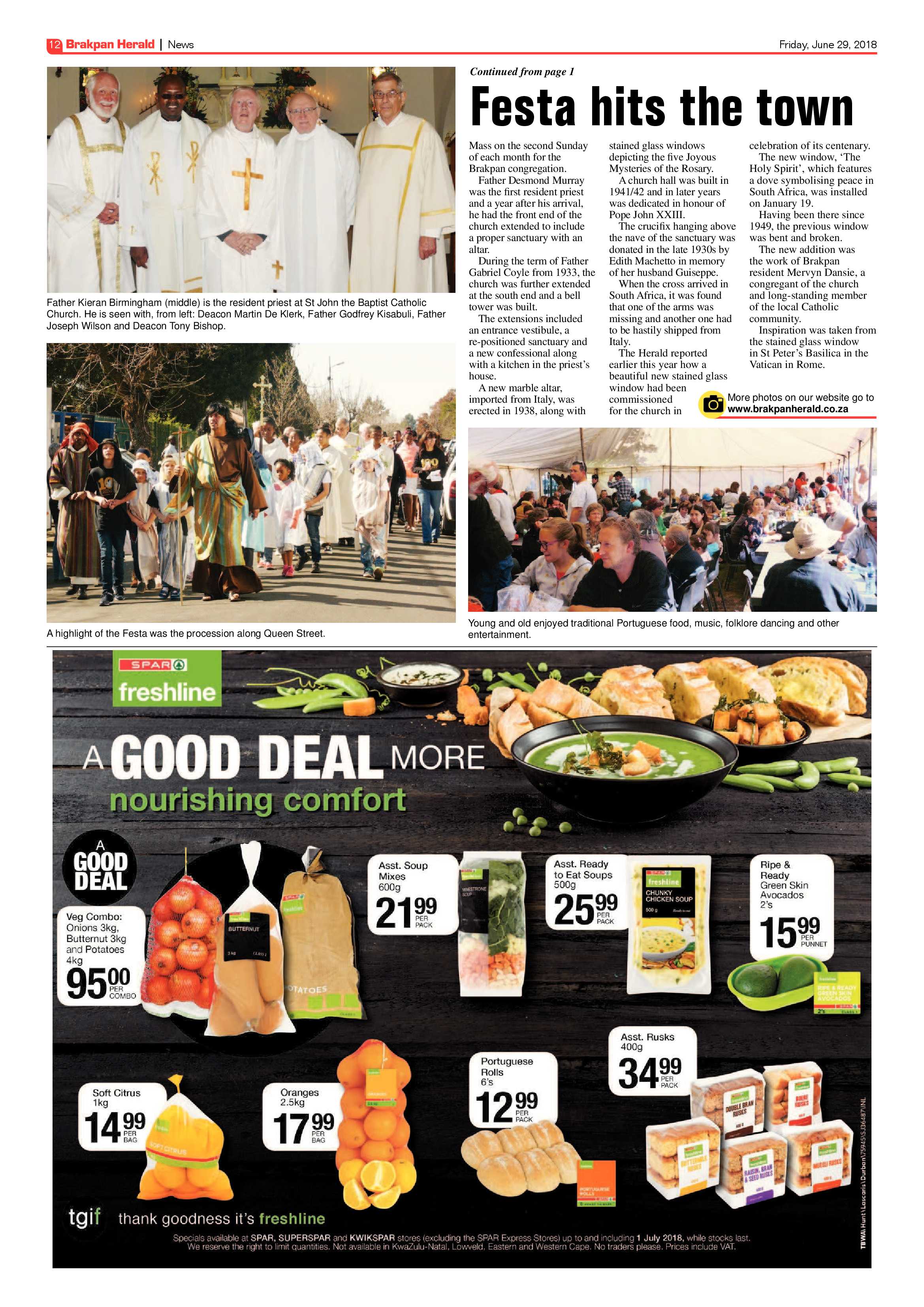 Brakpan Herald 29 June 2018 page 12