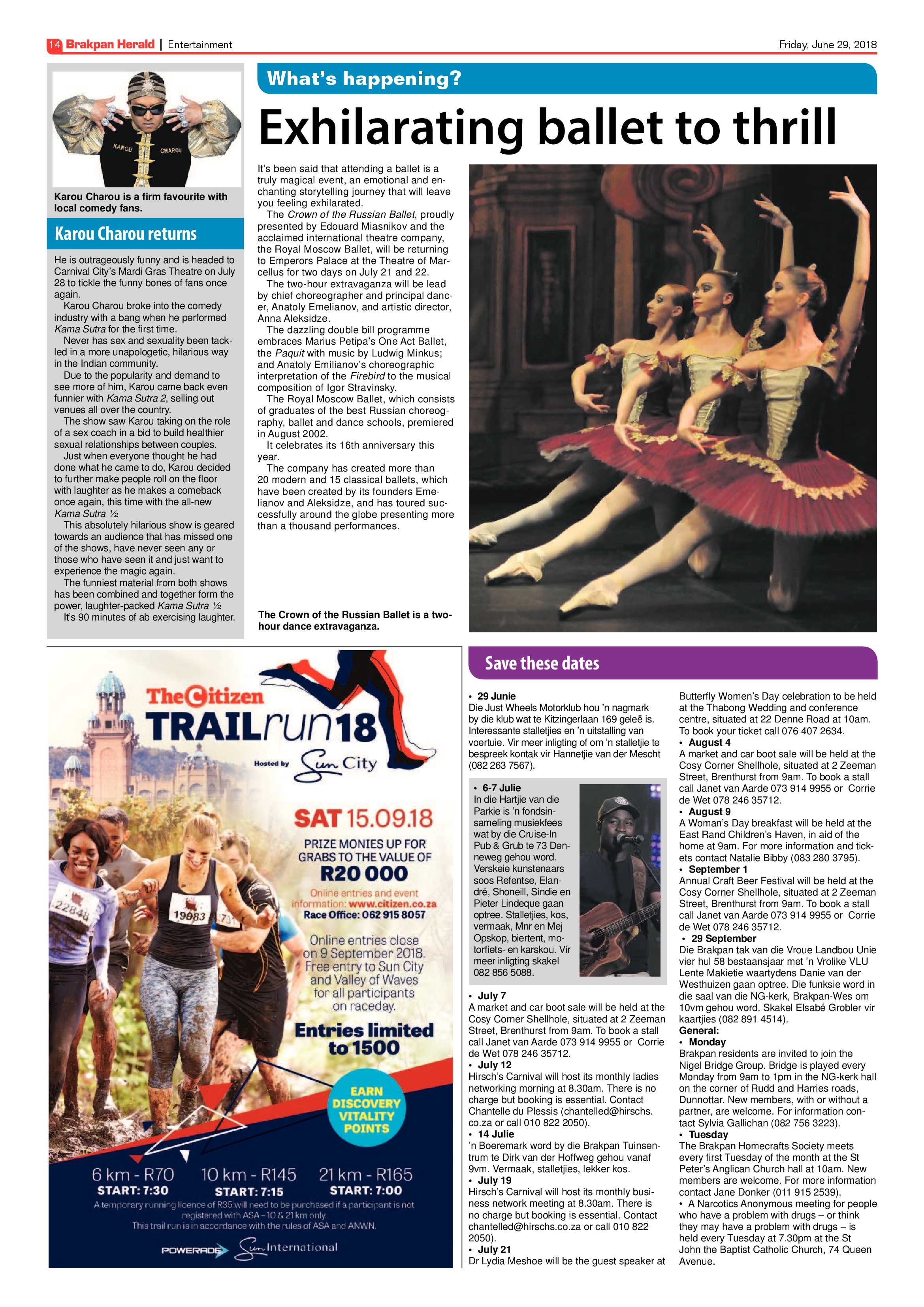 Brakpan Herald 29 June 2018 page 14