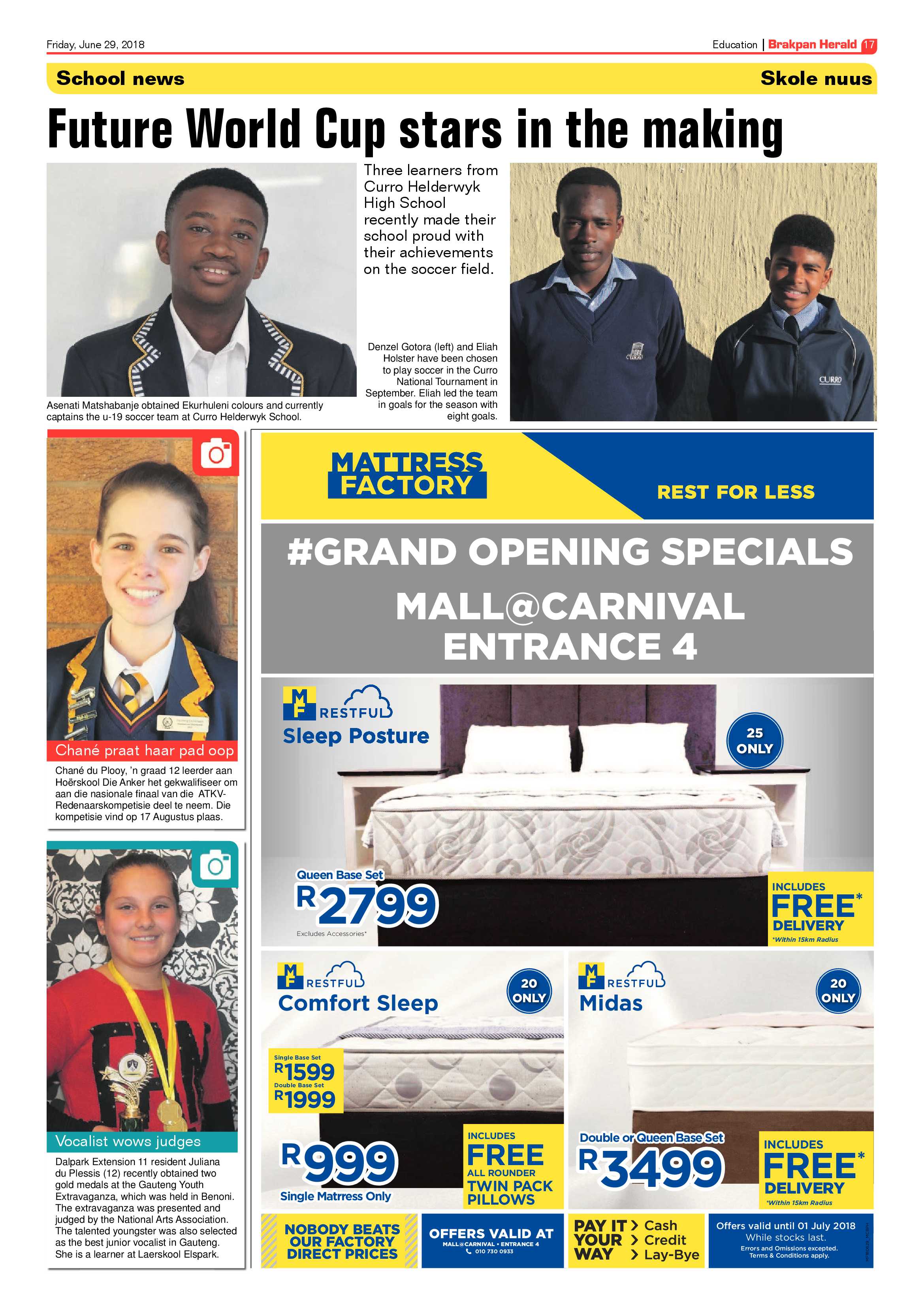 Brakpan Herald 29 June 2018 page 17