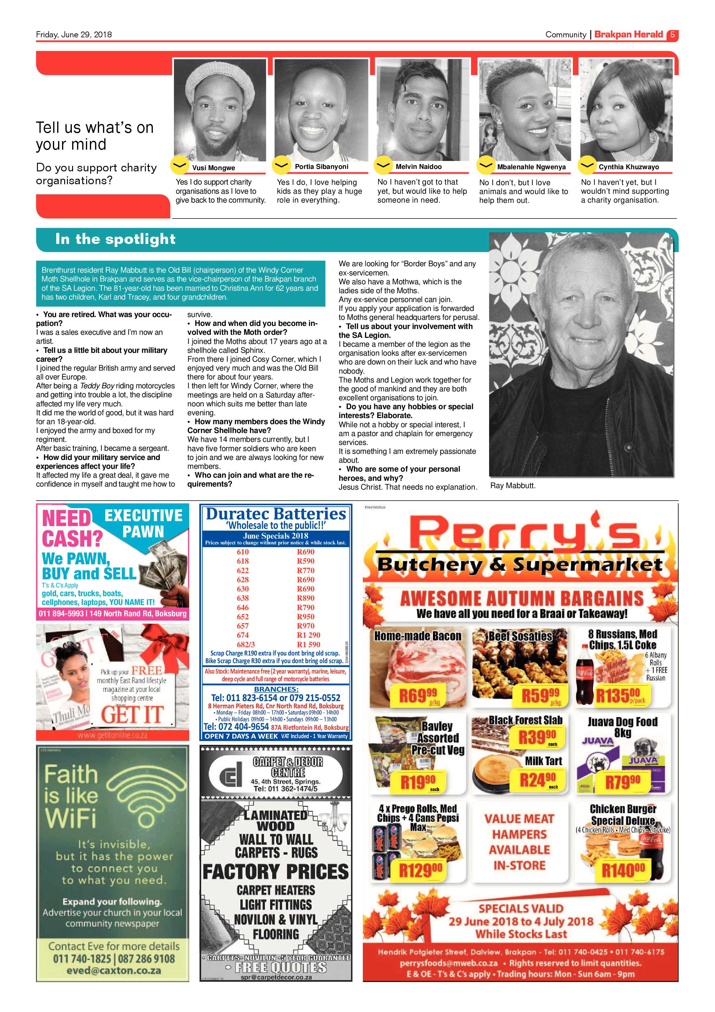 Brakpan Herald 29 June 2018 page 5