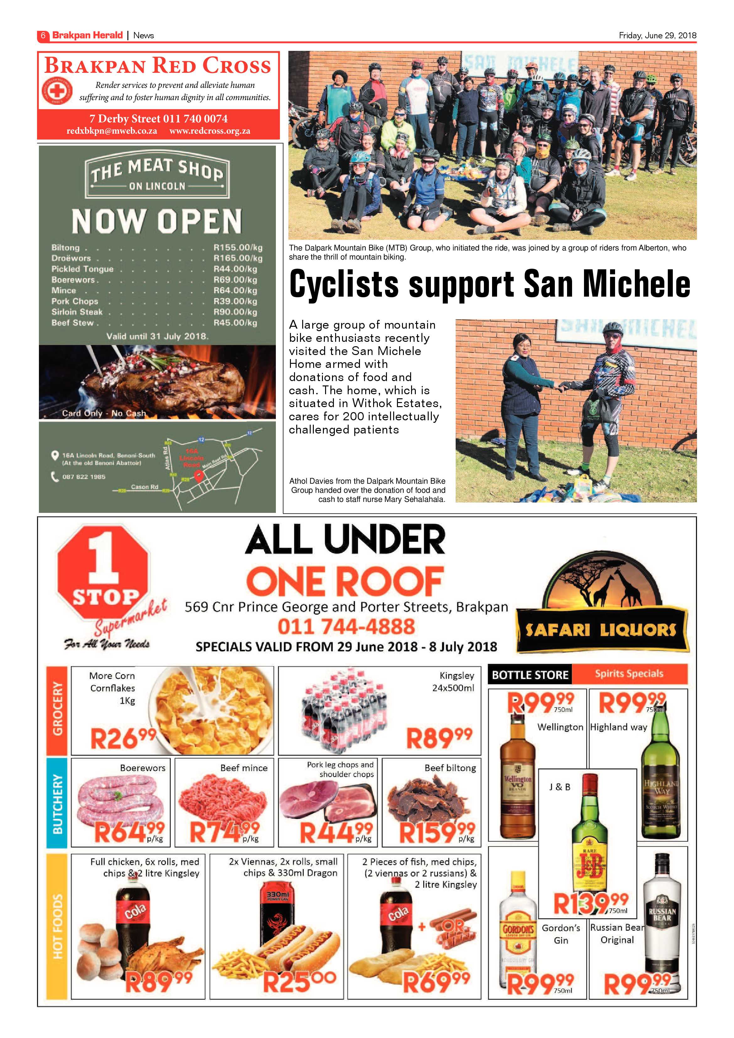 Brakpan Herald 29 June 2018 page 6