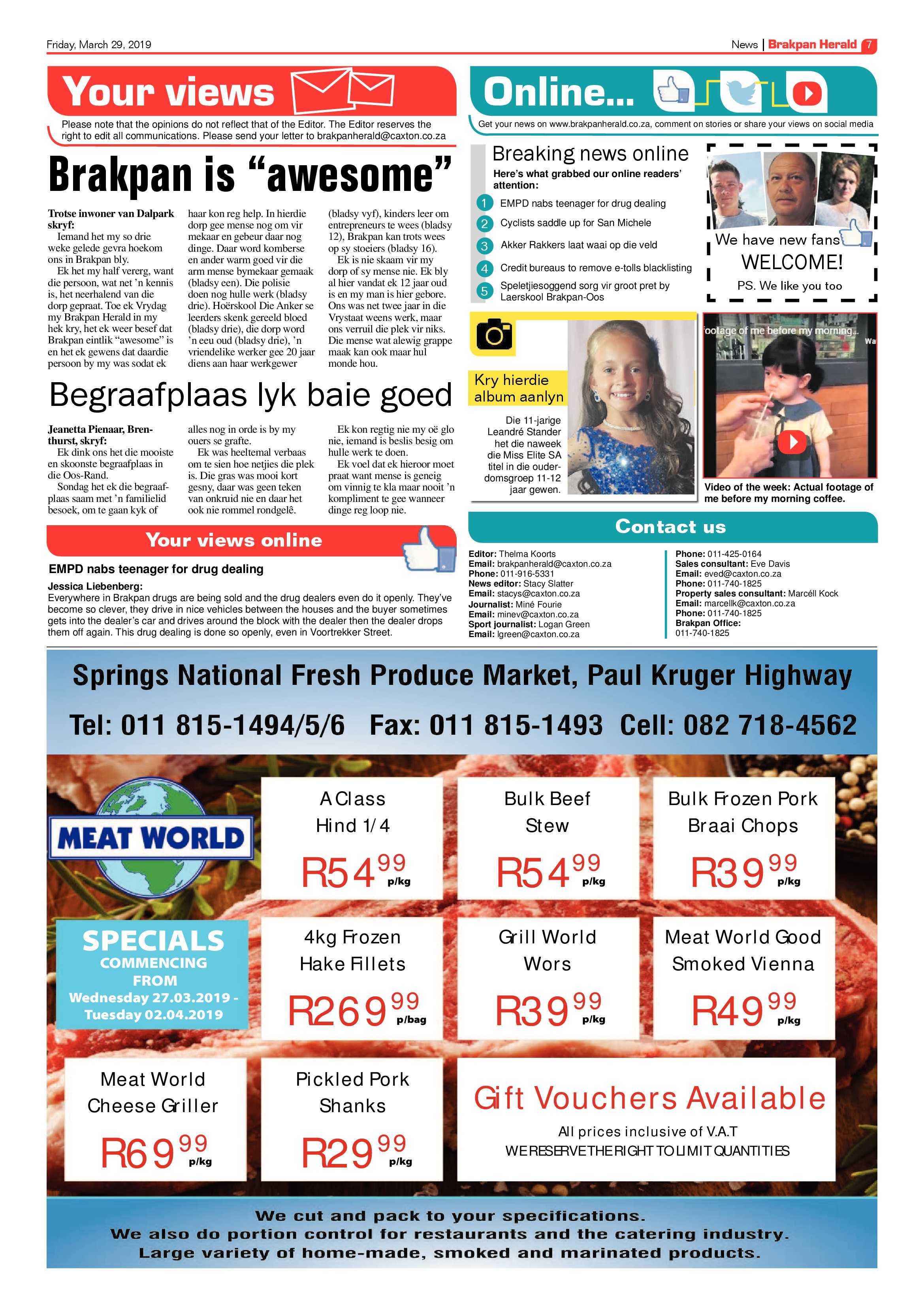 Brakpan Herald 29 March 2019 page 7