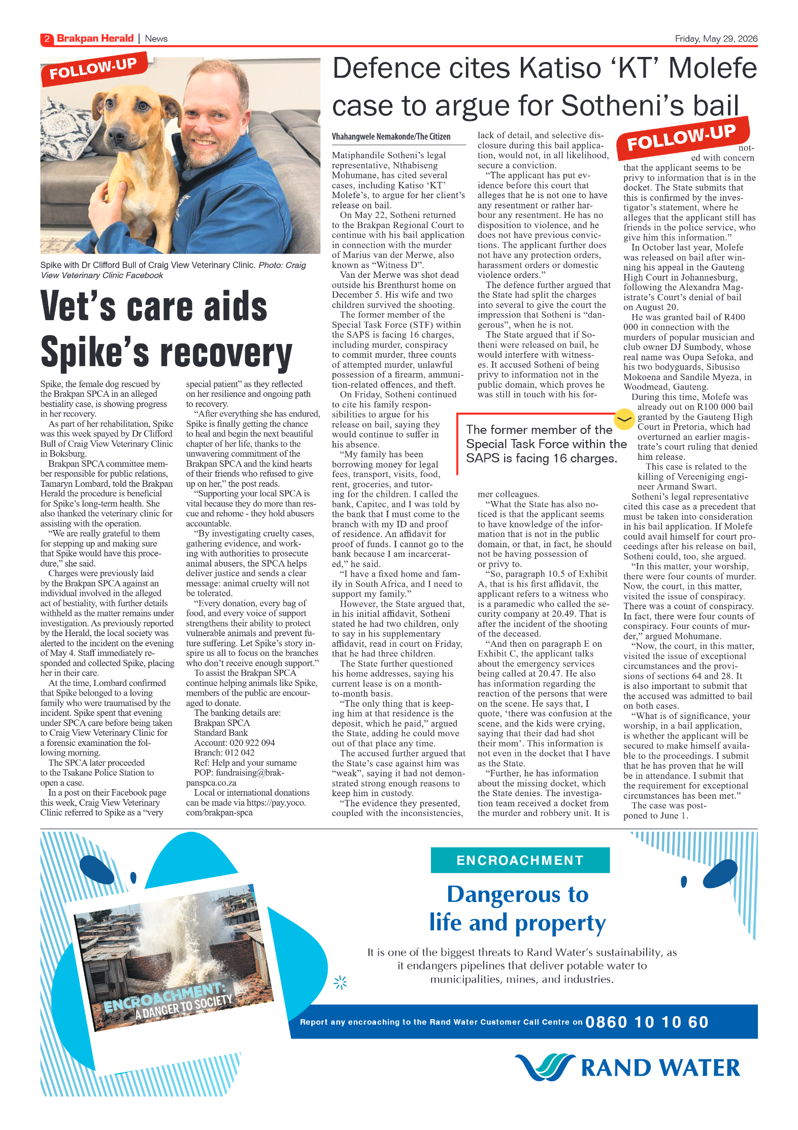 Brakpan Herald 29 May 2026 page 2