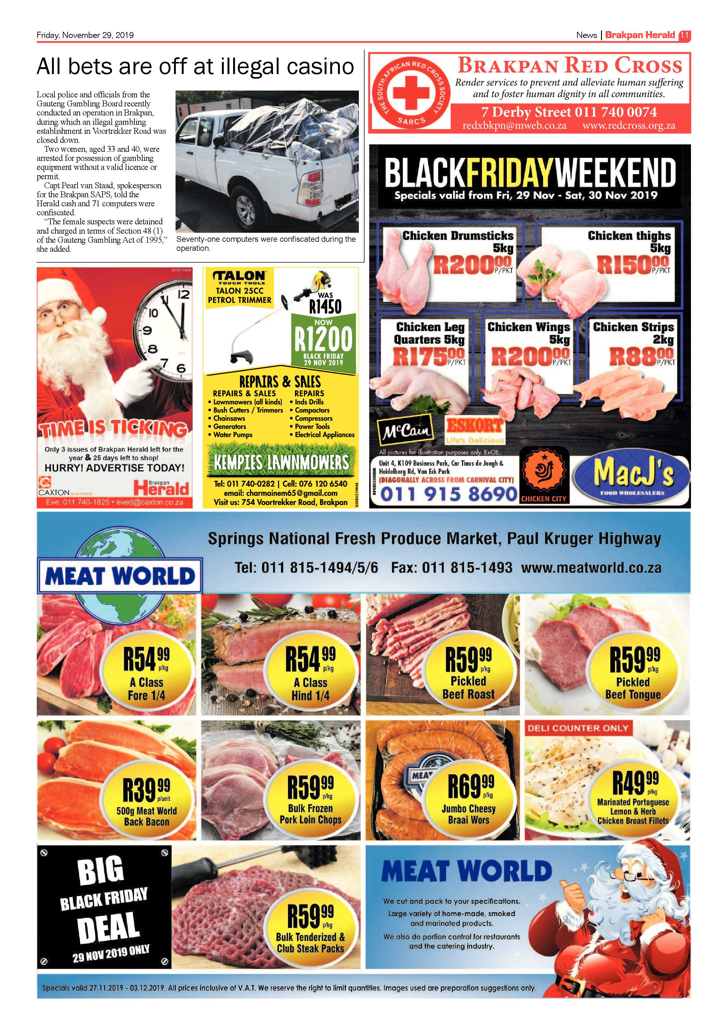 Brakpan Herald 29 November 2019 page 11