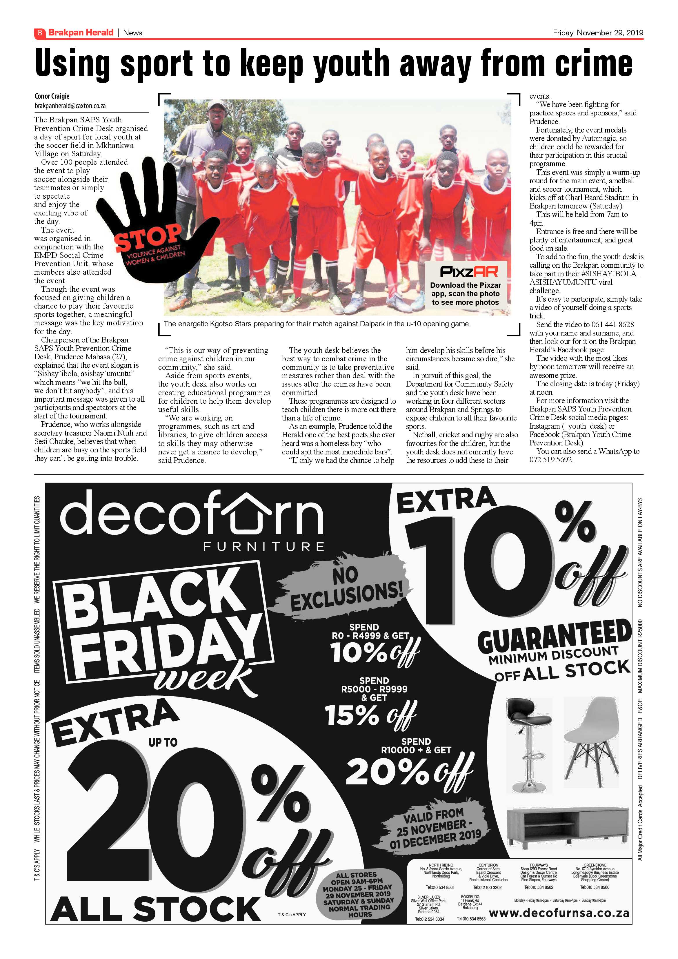 Brakpan Herald 29 November 2019 page 8