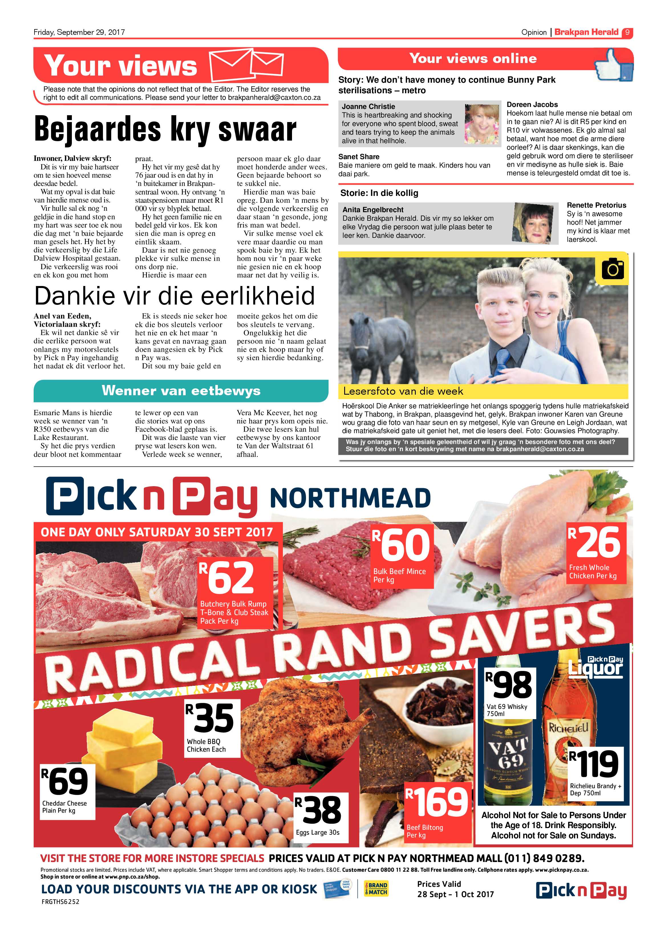 Brakpan Herald 29 September 2017 page 11