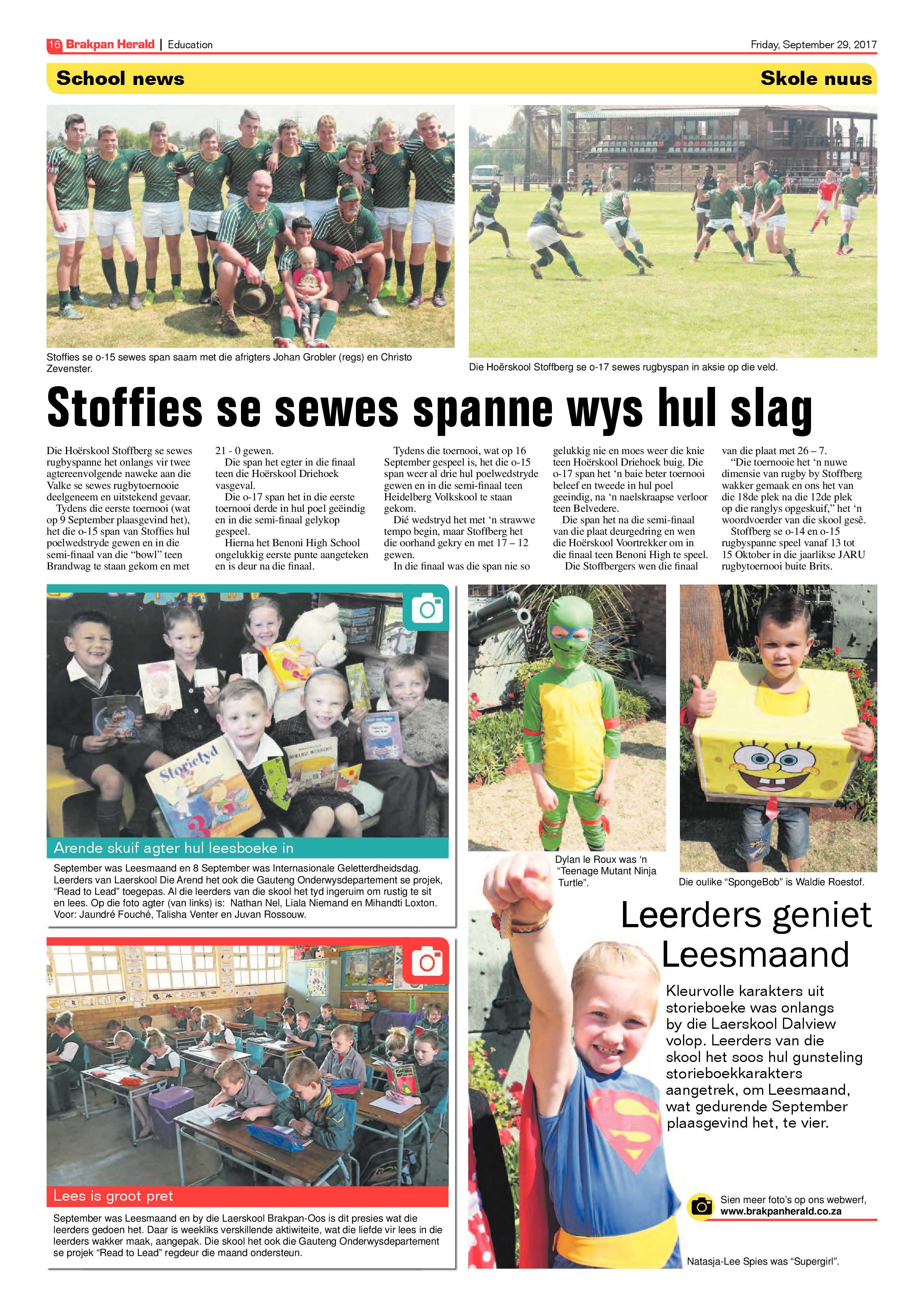 Brakpan Herald 29 September 2017 page 18