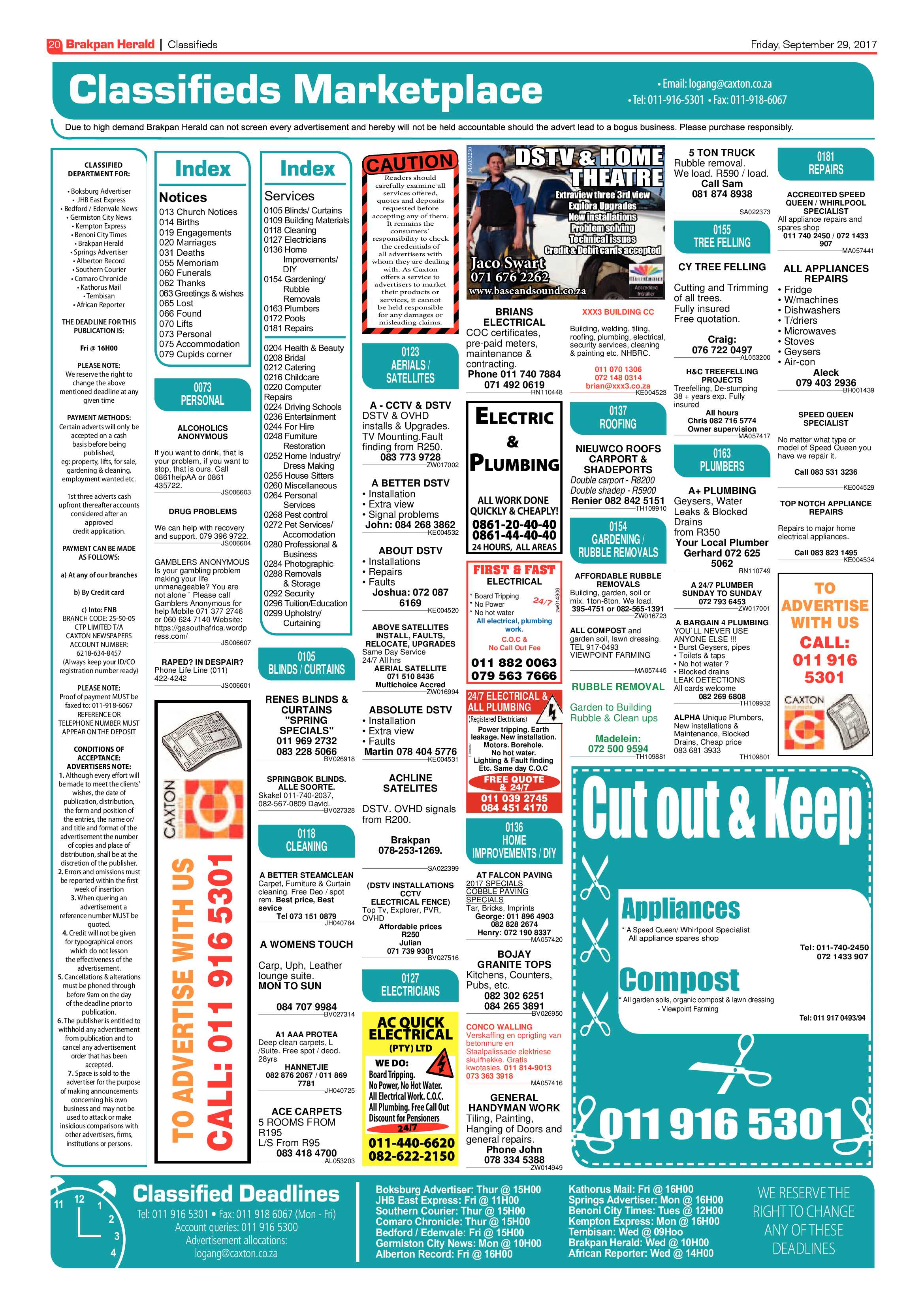 Brakpan Herald 29 September 2017 page 22