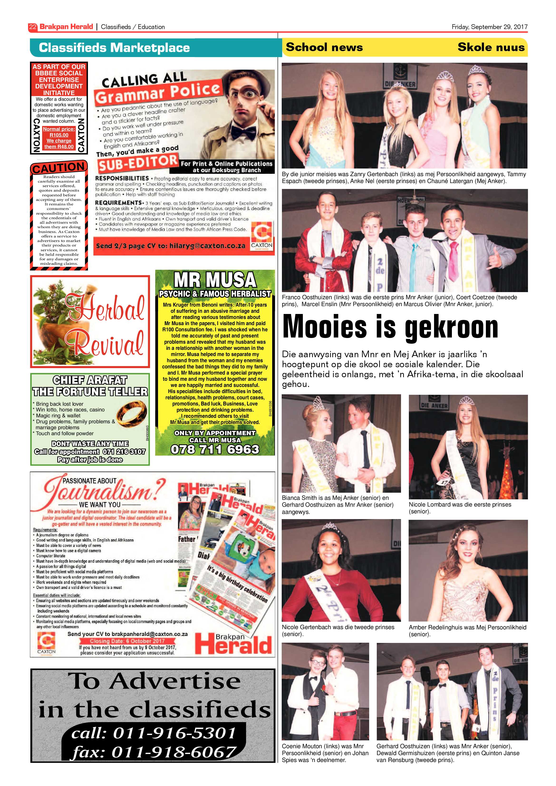 Brakpan Herald 29 September 2017 page 24