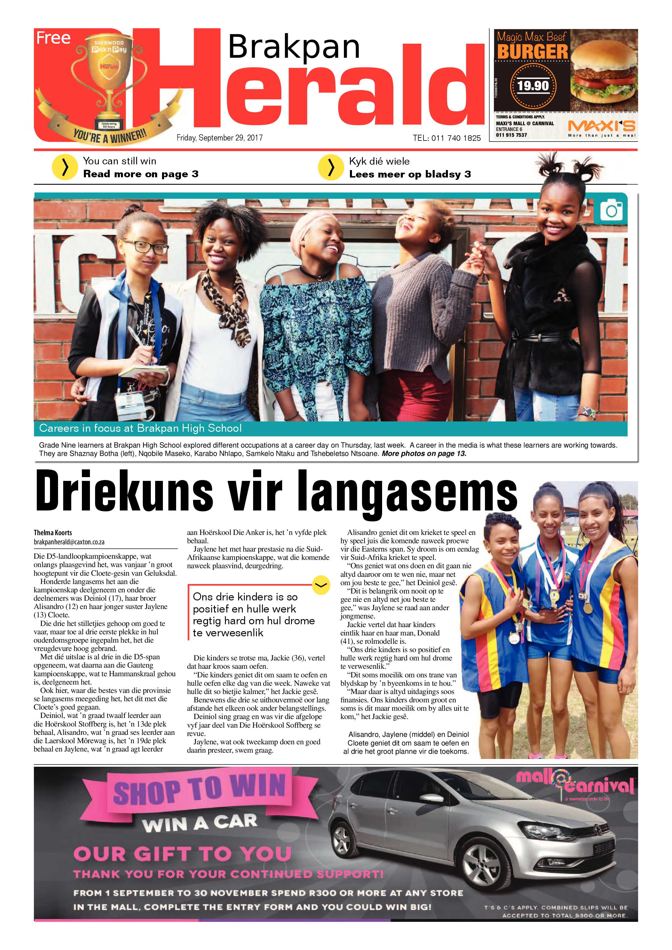 Brakpan Herald 29 September 2017 page 3
