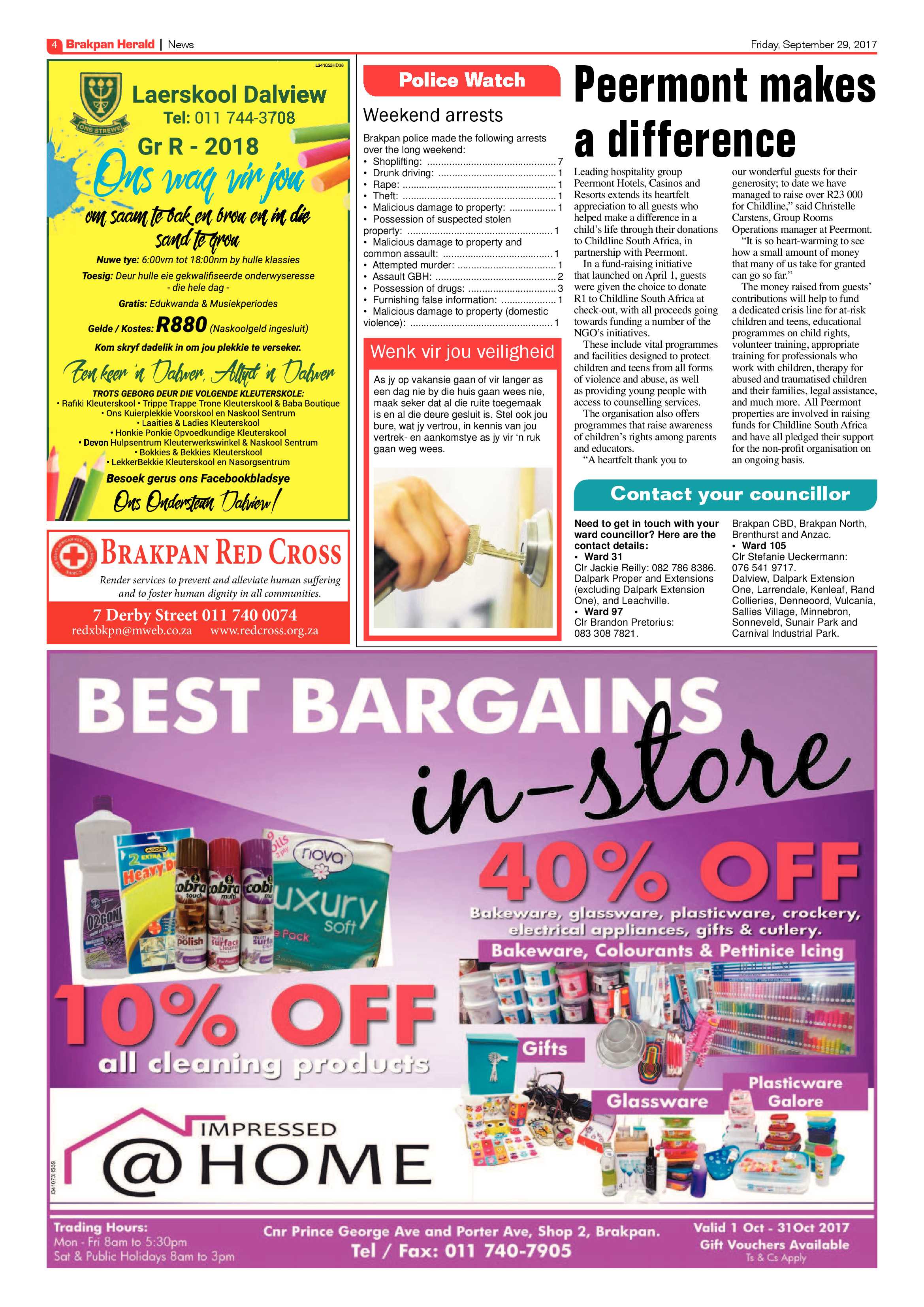 Brakpan Herald 29 September 2017 page 6