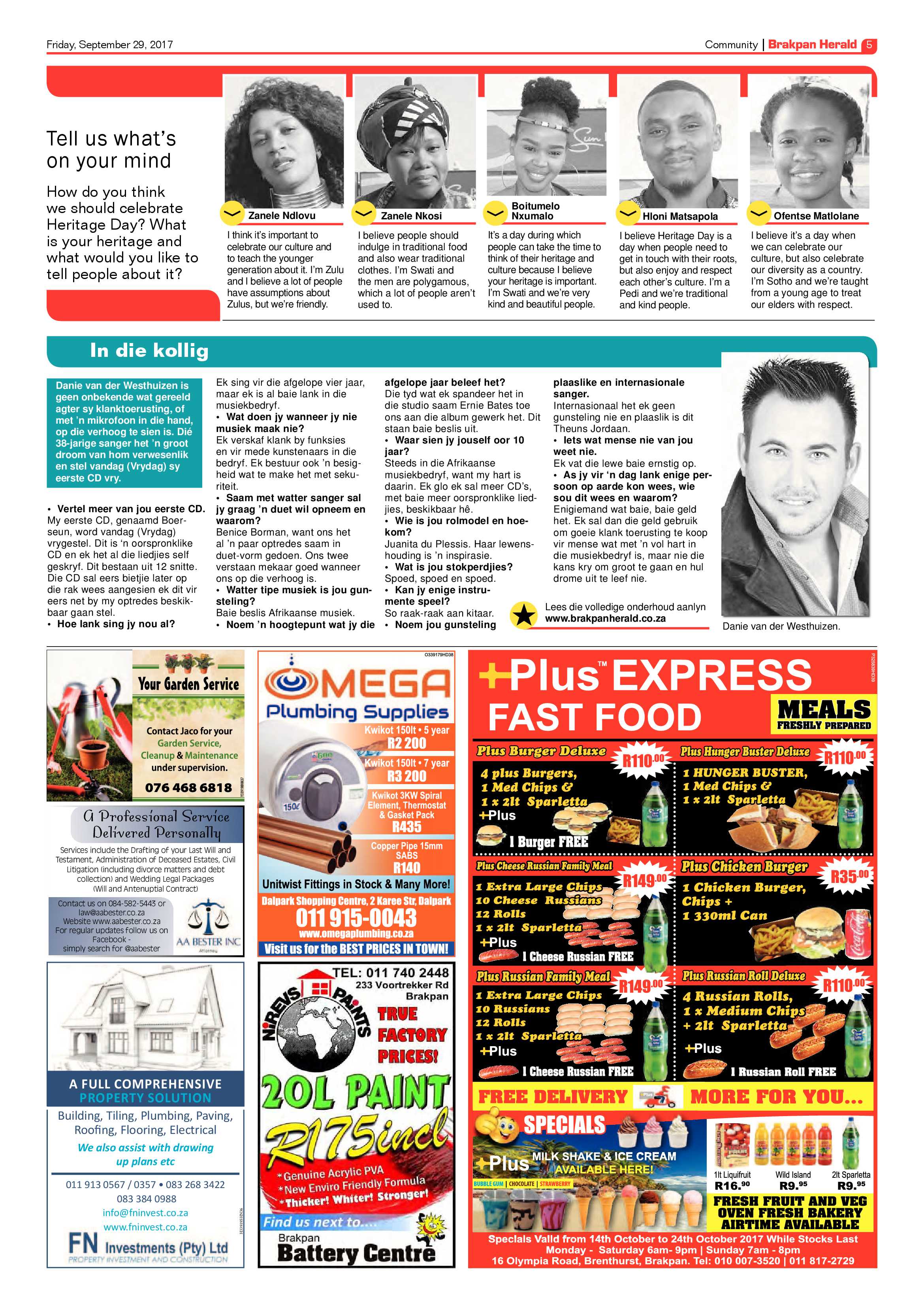 Brakpan Herald 29 September 2017 page 7