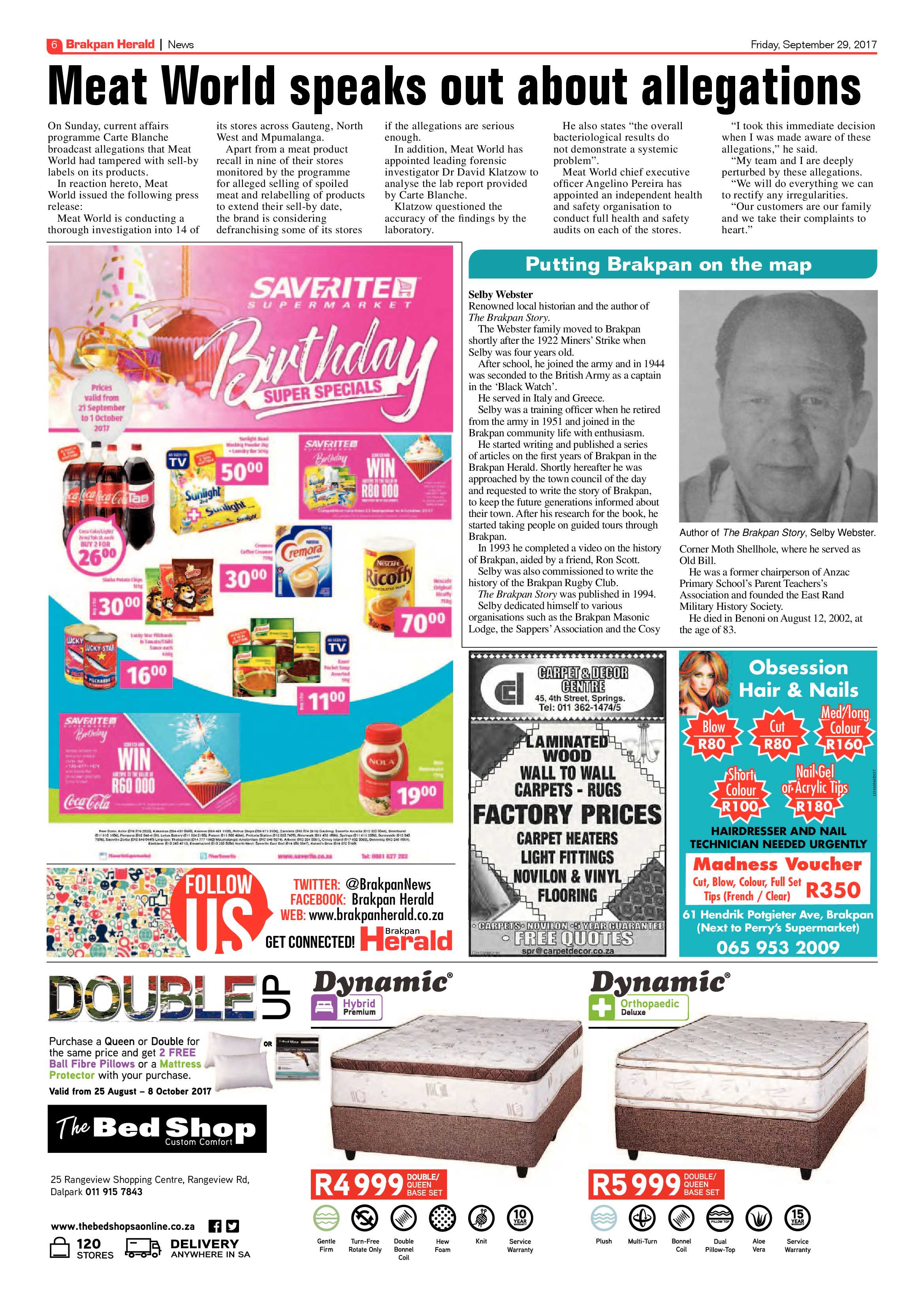 Brakpan Herald 29 September 2017 page 8
