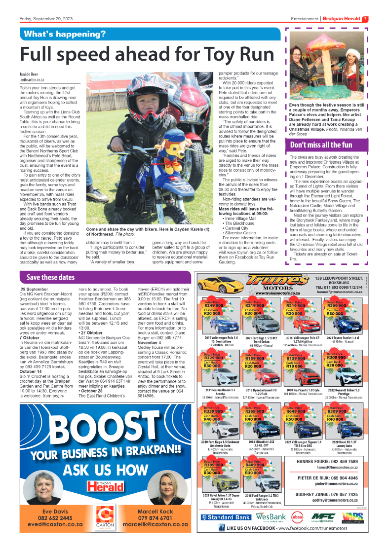 Brakpan Herald 29 September 2023 page 7