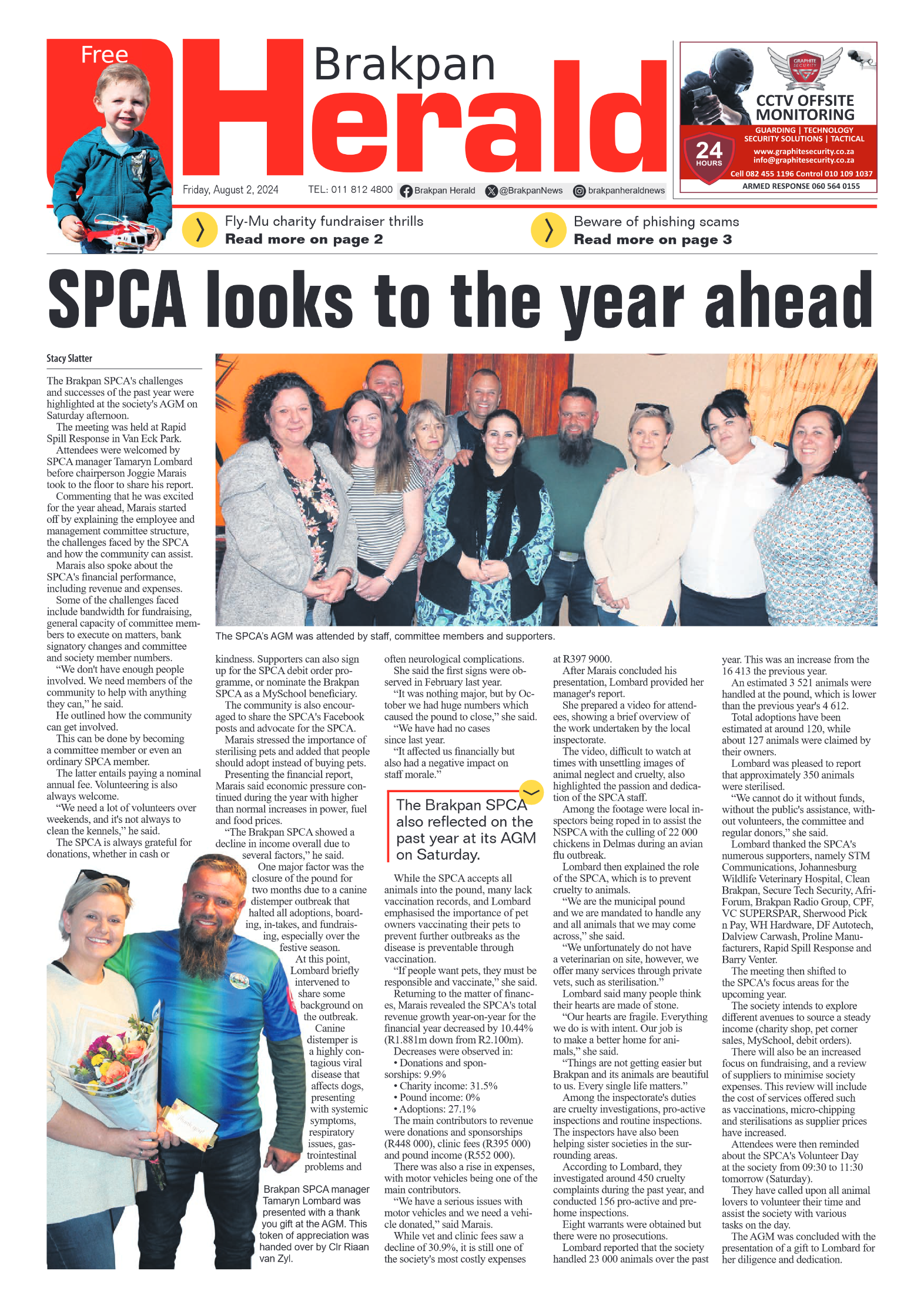 Brakpan Herald 2 August 2024 page 1