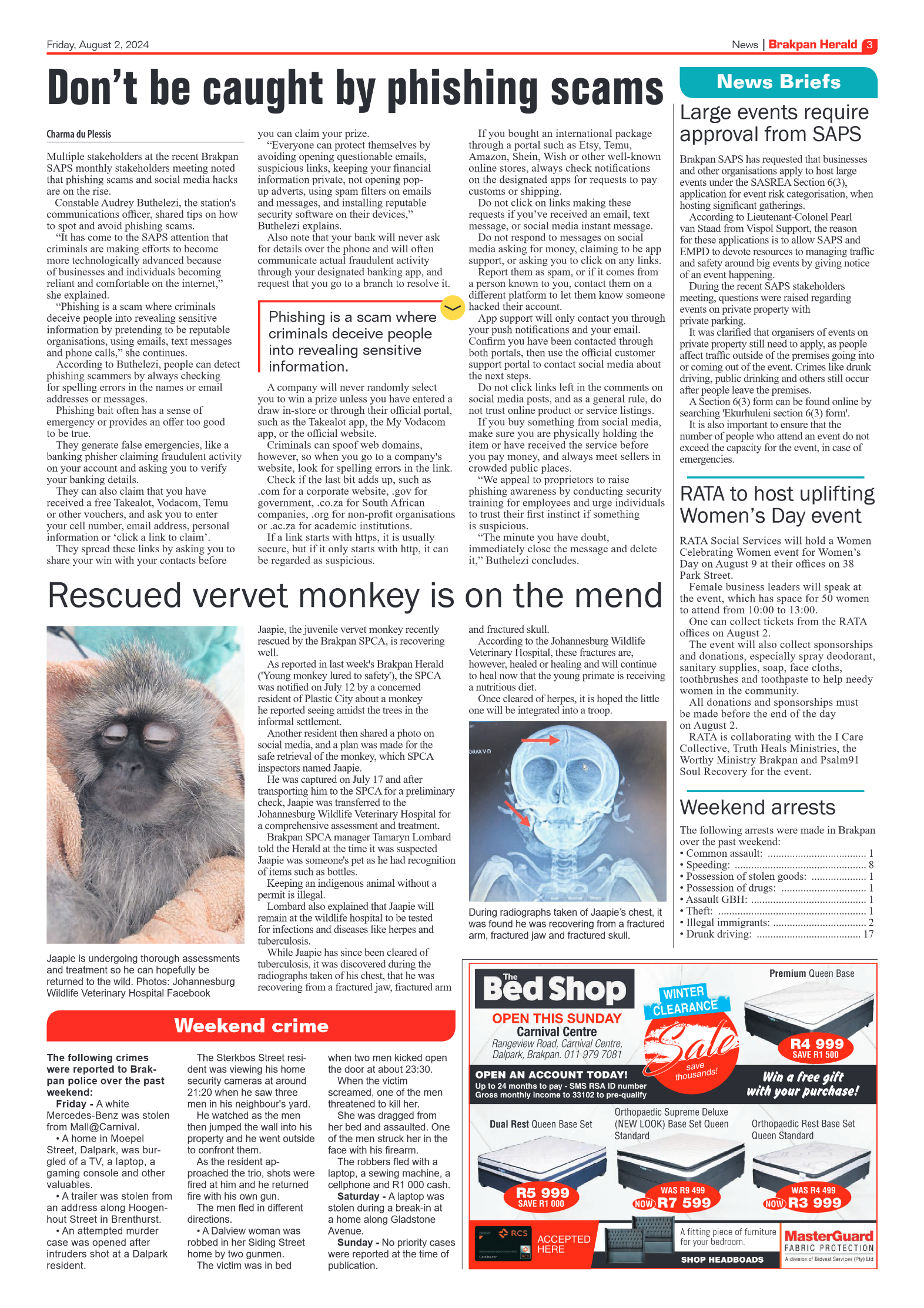 Brakpan Herald 2 August 2024 page 3