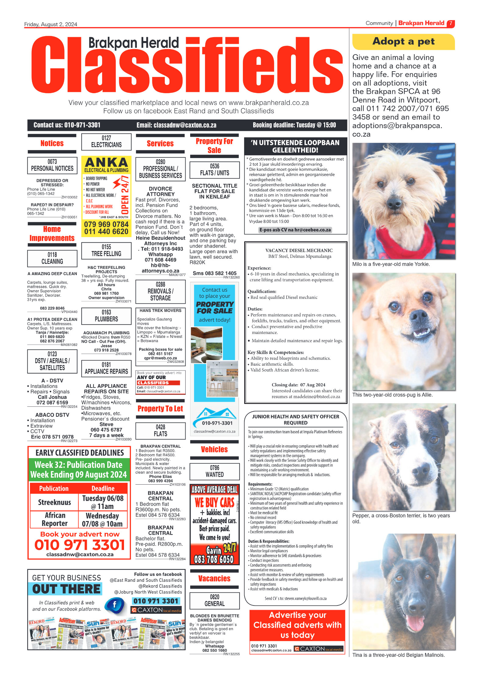 Brakpan Herald 2 August 2024 page 7