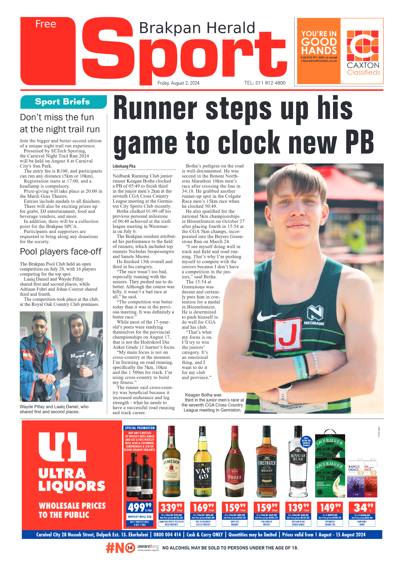 Brakpan Herald 2 August 2024 page 8