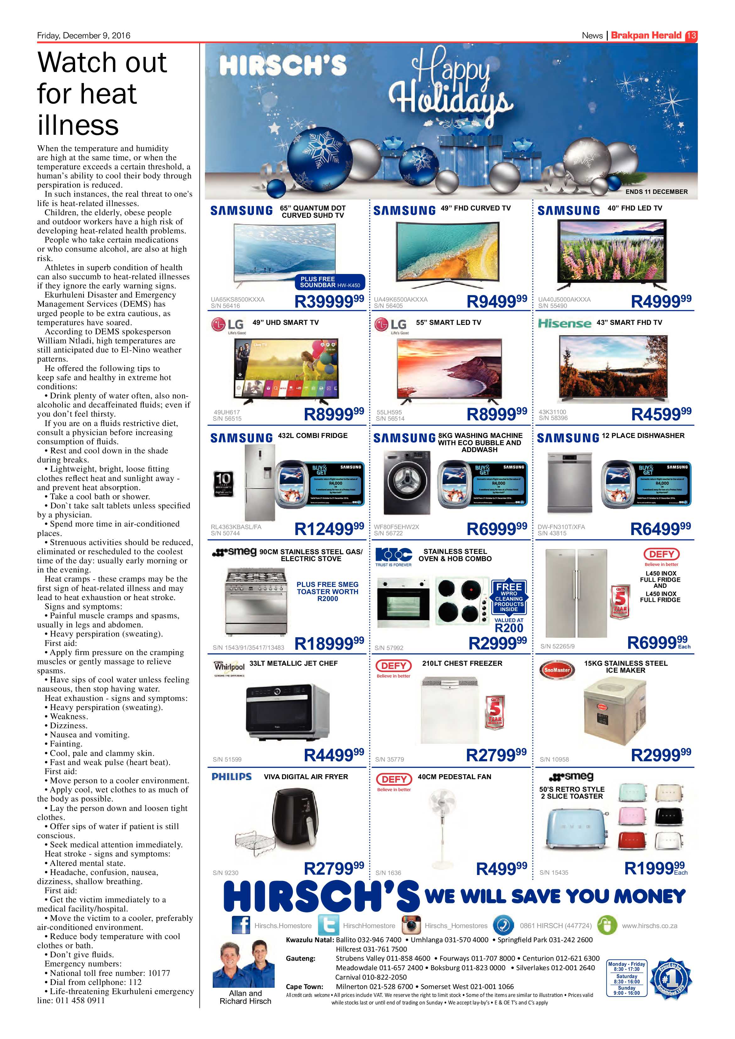 Brakpan Herald 2 Dec 2016 page 13