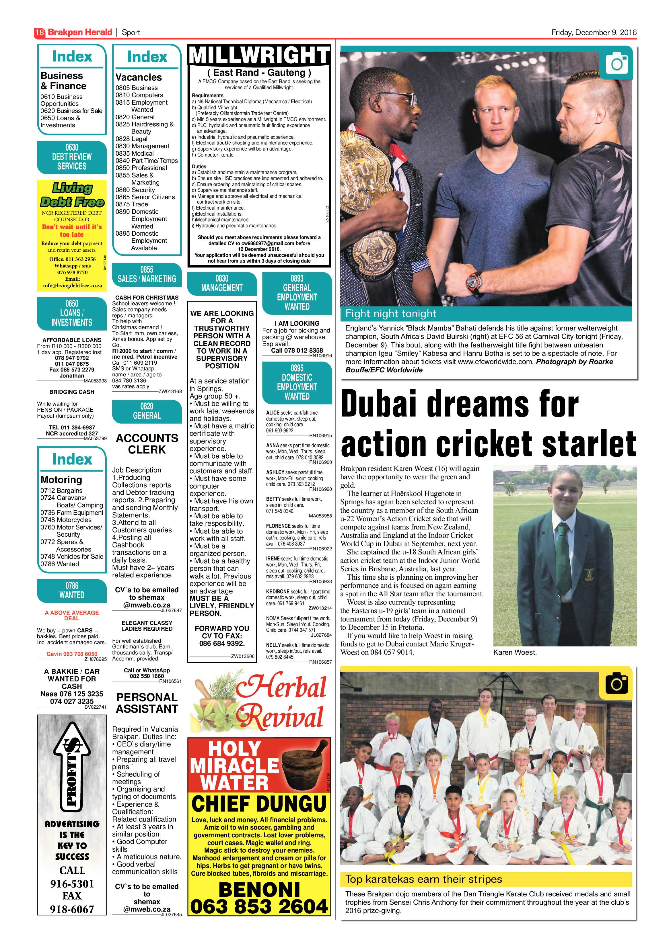 Brakpan Herald 2 Dec 2016 page 18