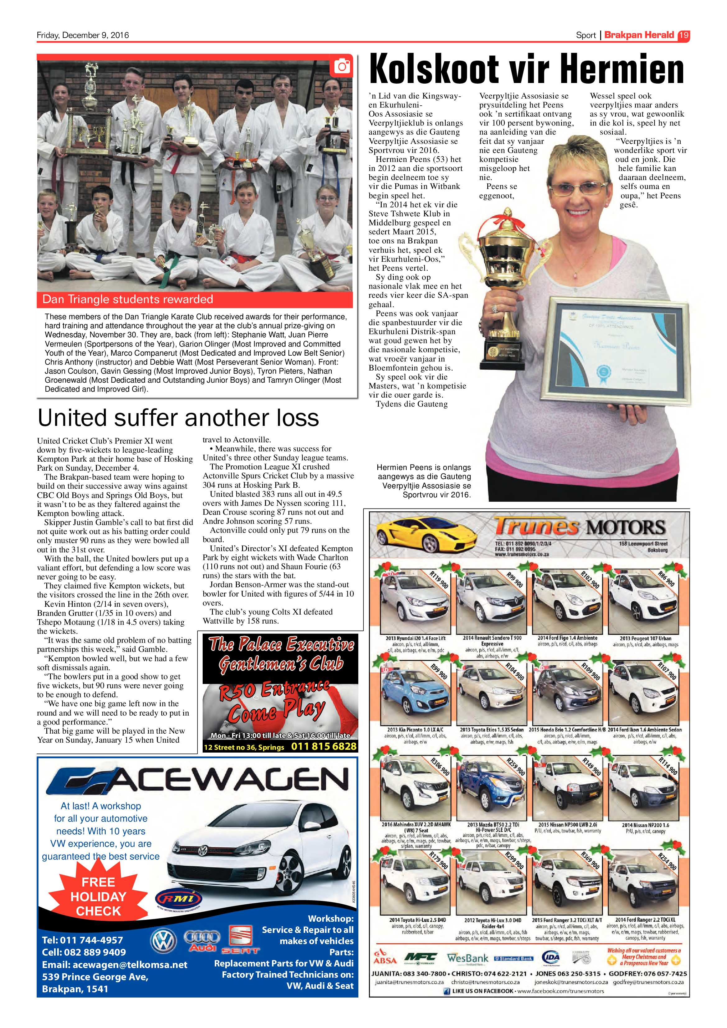 Brakpan Herald 2 Dec 2016 page 19