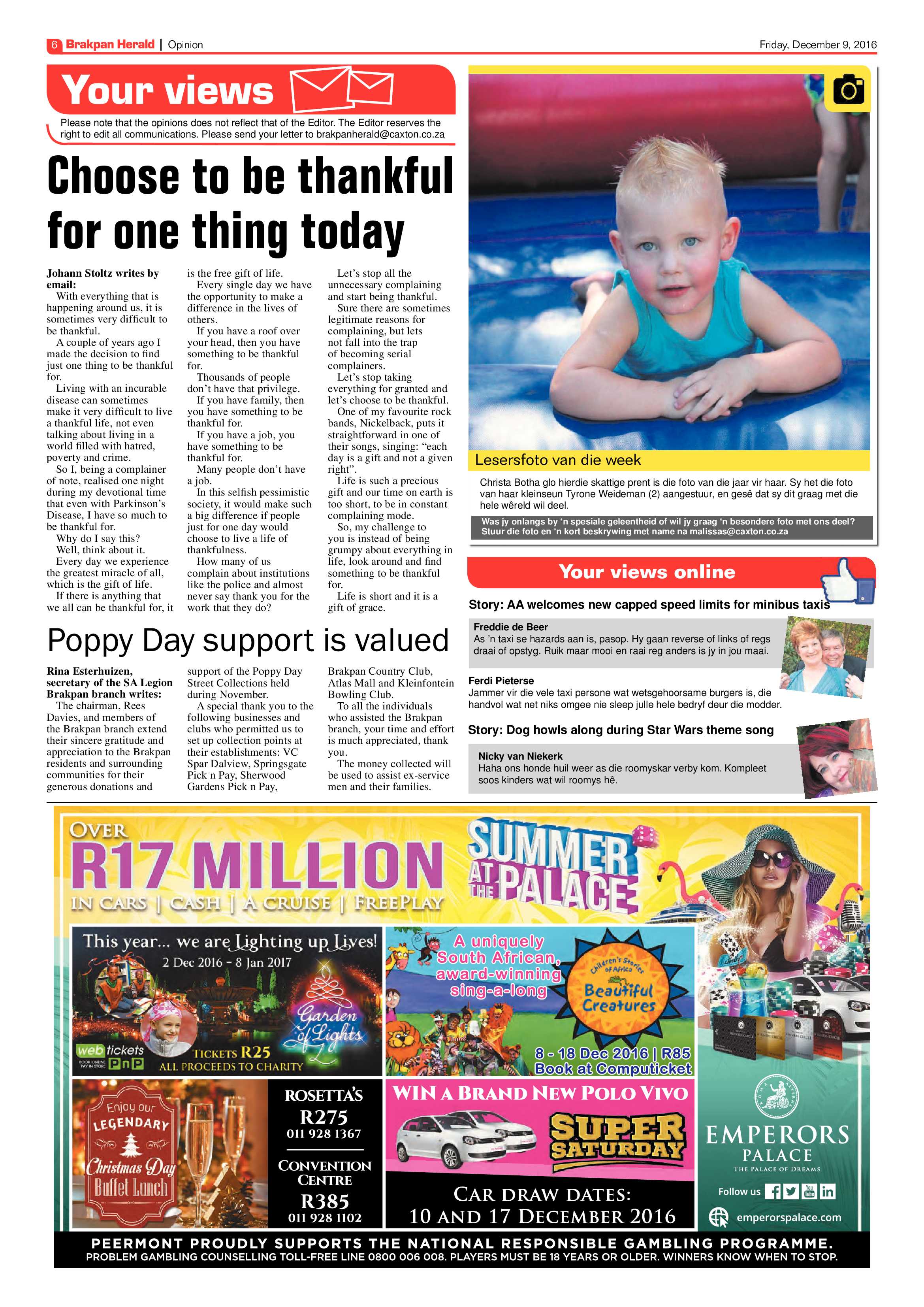 Brakpan Herald 2 Dec 2016 page 6