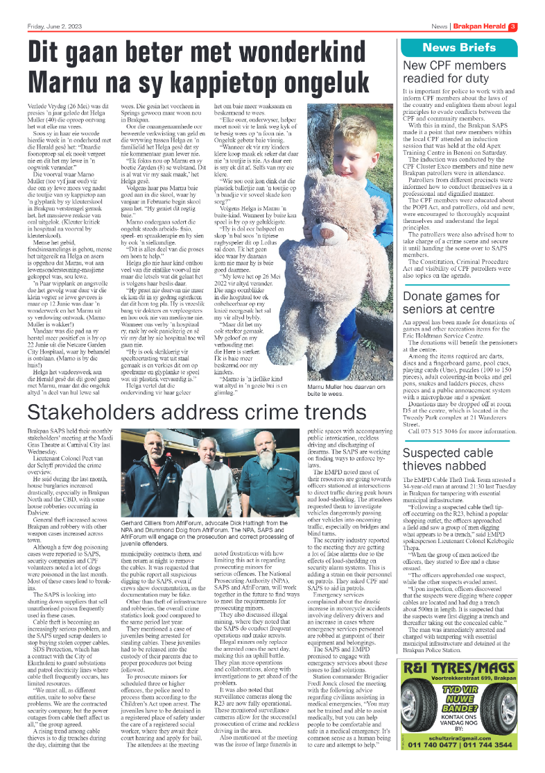Brakpan Herald 2 June 2022 page 3