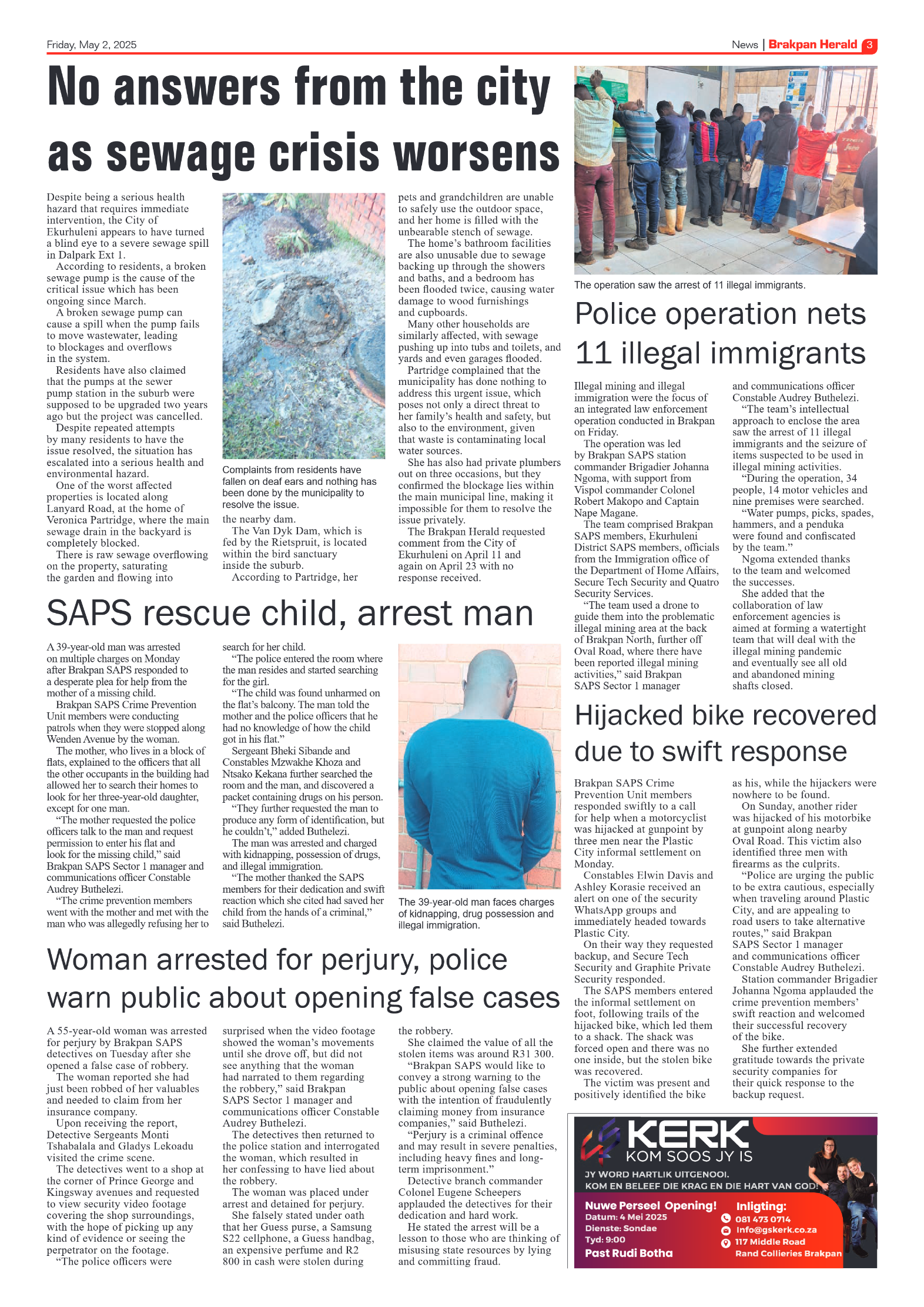 Brakpan Herald 2 May 2025 page 3