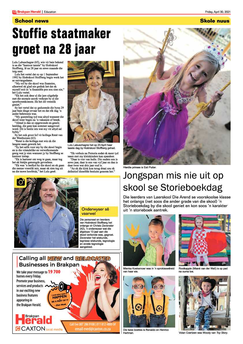 Brakpan Herald 30 April 2021 page 12