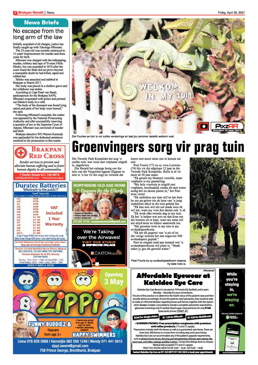 Brakpan Herald 30 April 2021 page 2