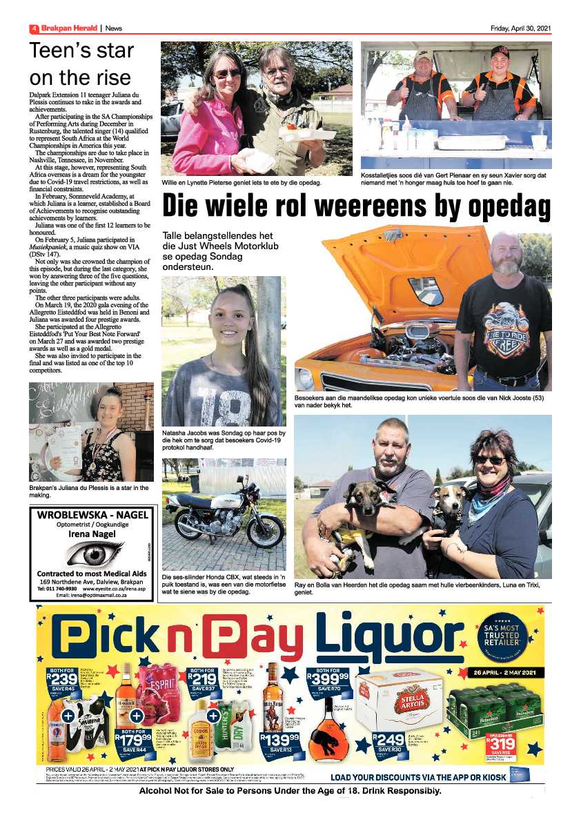 Brakpan Herald 30 April 2021 page 4