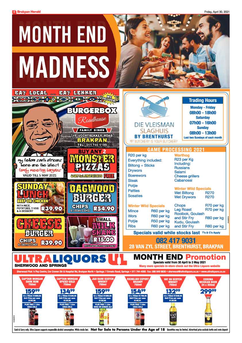 Brakpan Herald 30 April 2021 page 6