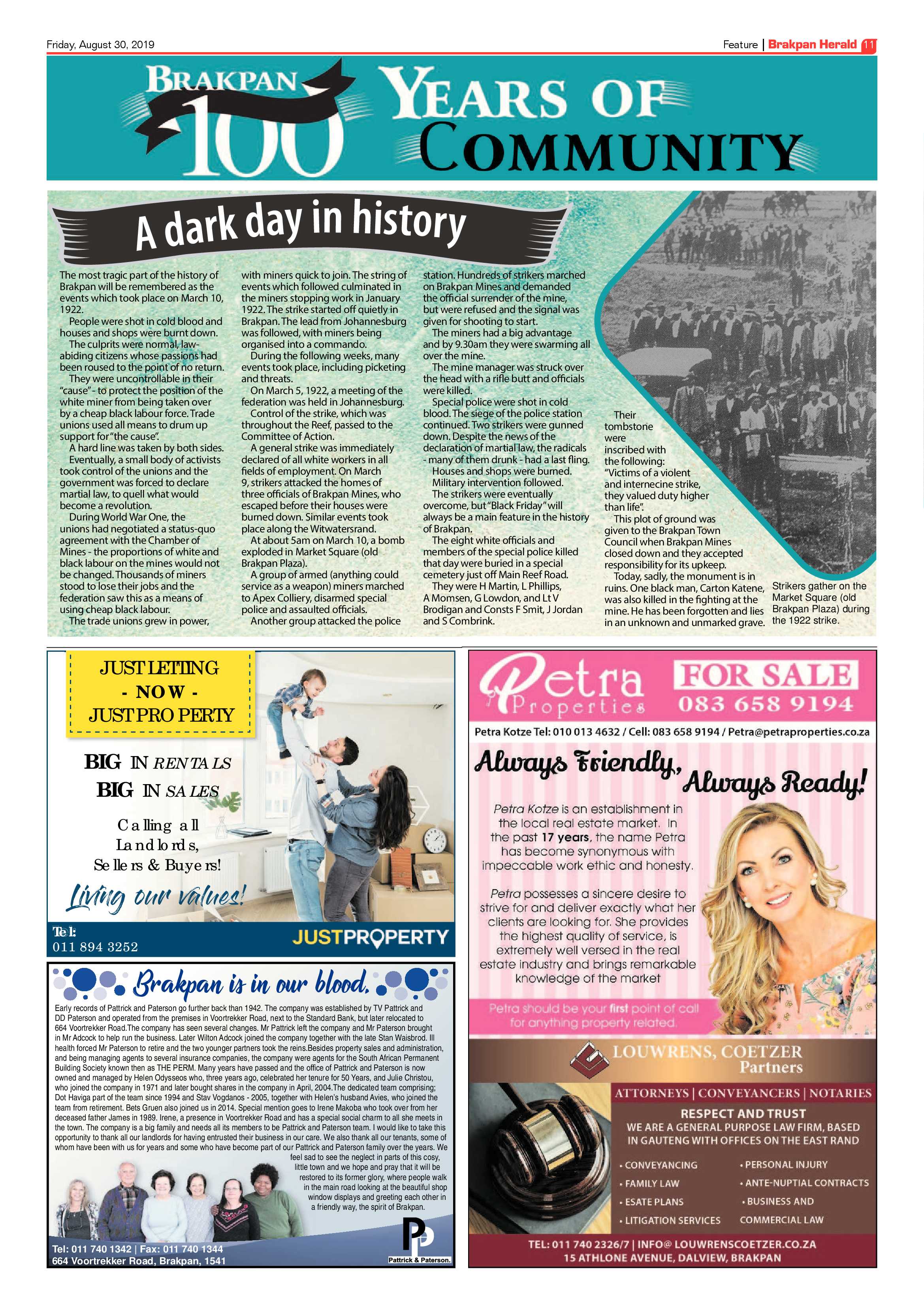 Brakpan Herald 30 August 2019 page 11
