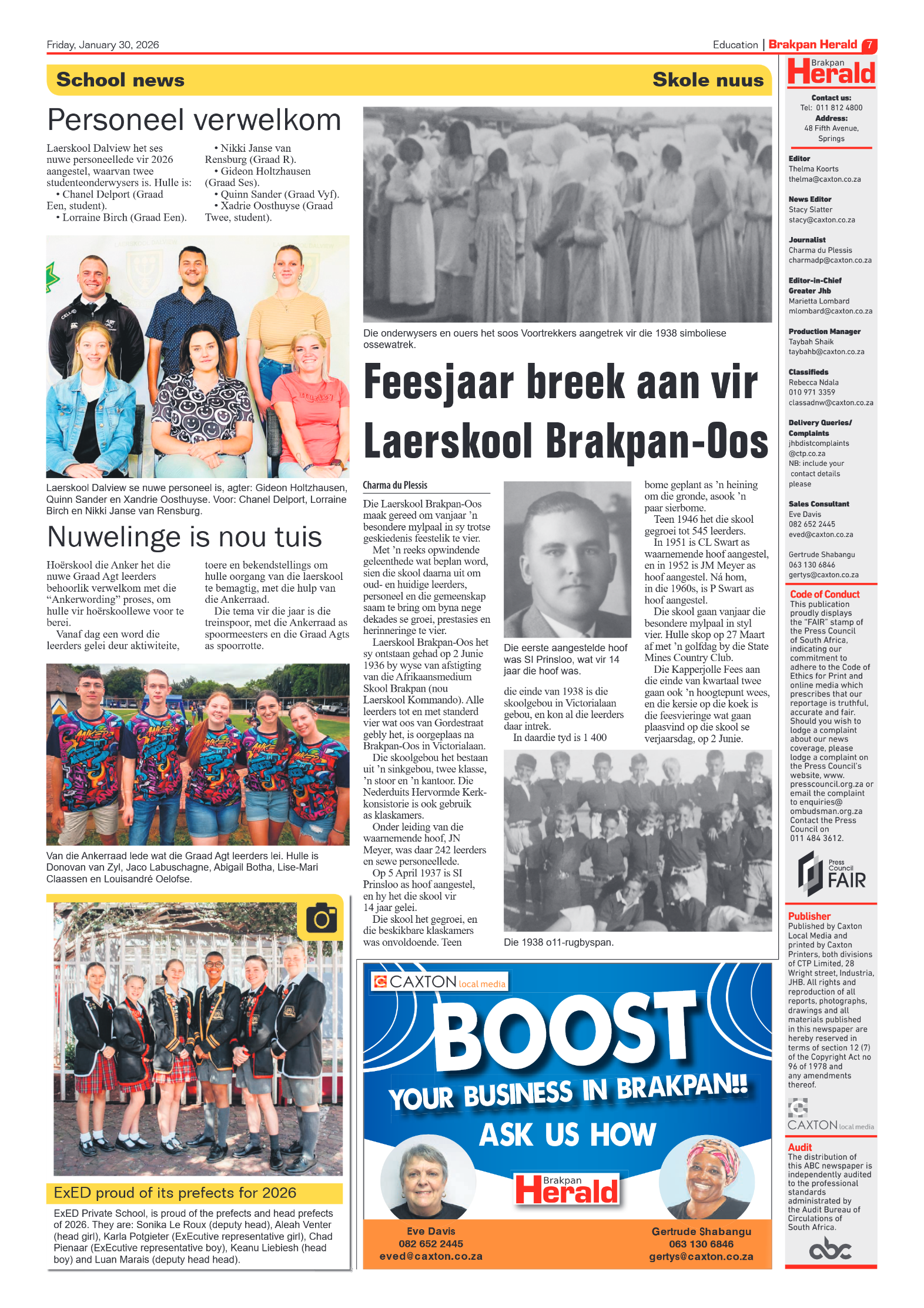 Brakpan Herald 30 January 2026 page 7
