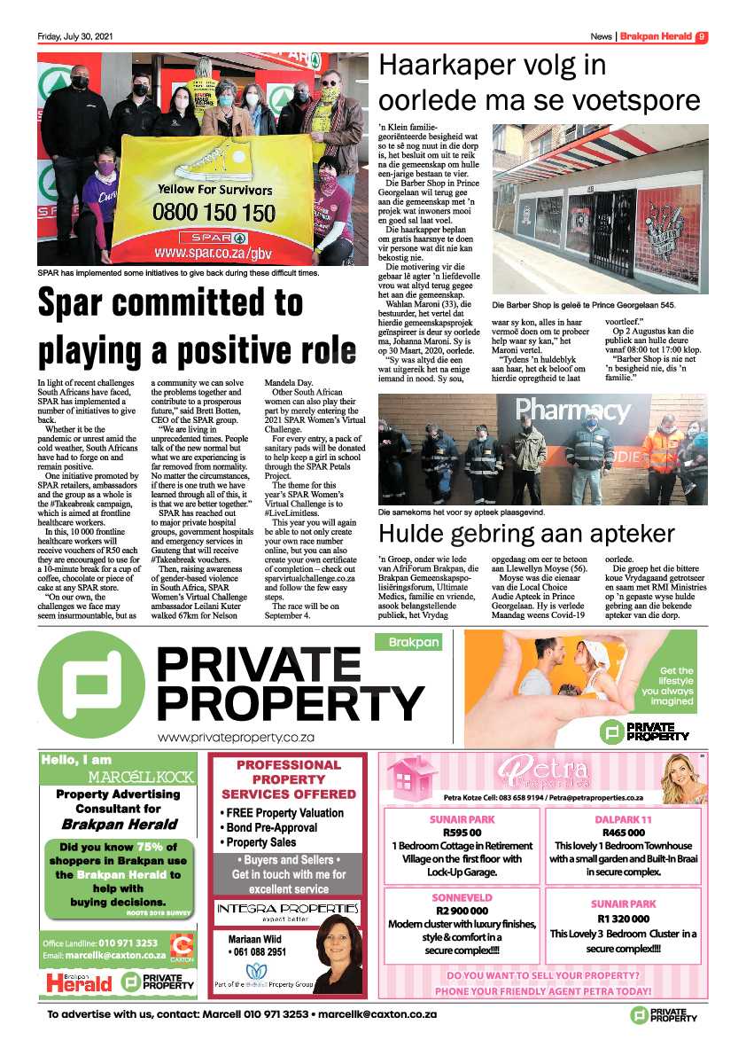 Brakpan Herald 30 July 2021 page 9