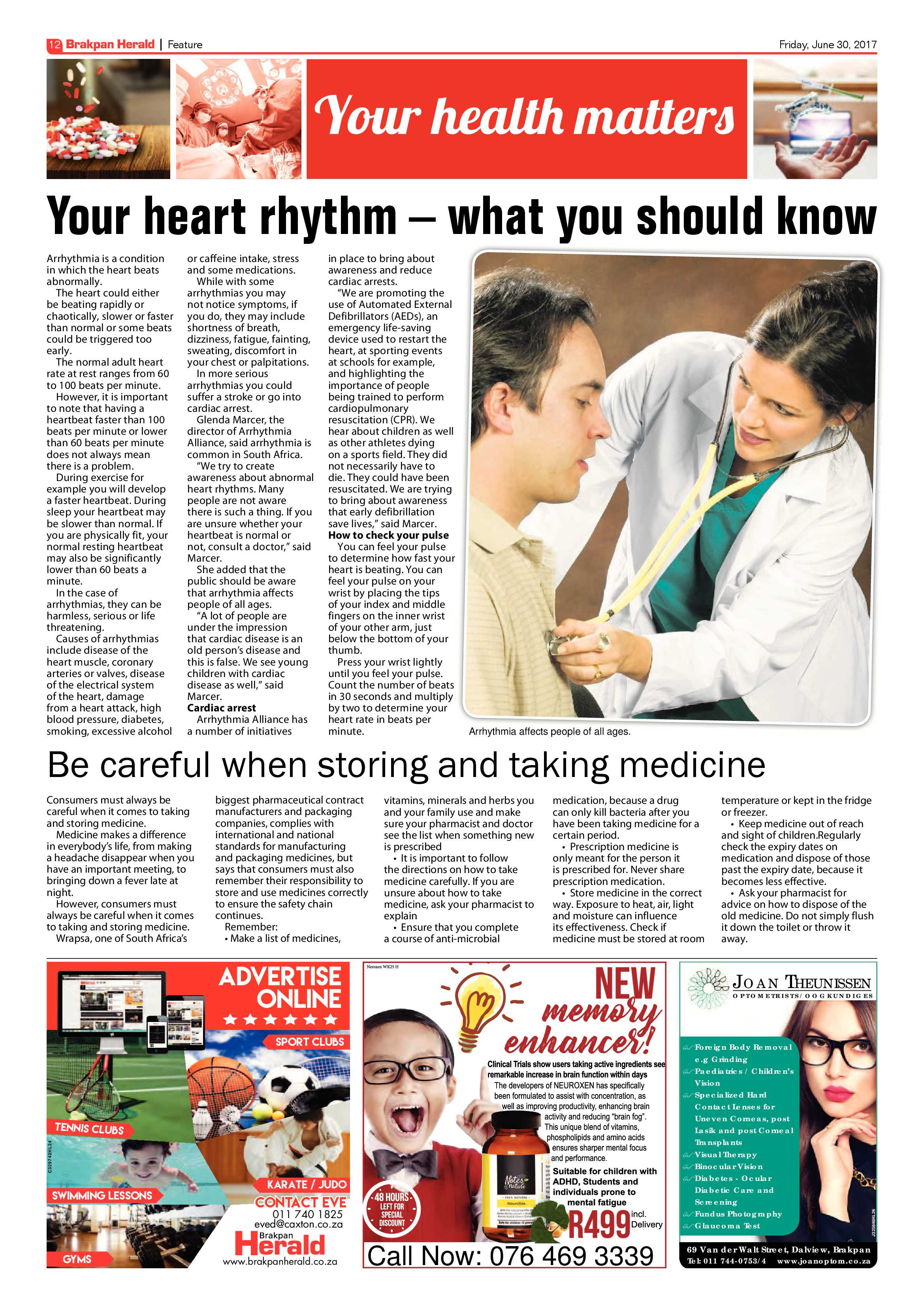 Brakpan Herald 30 June 2017 page 14