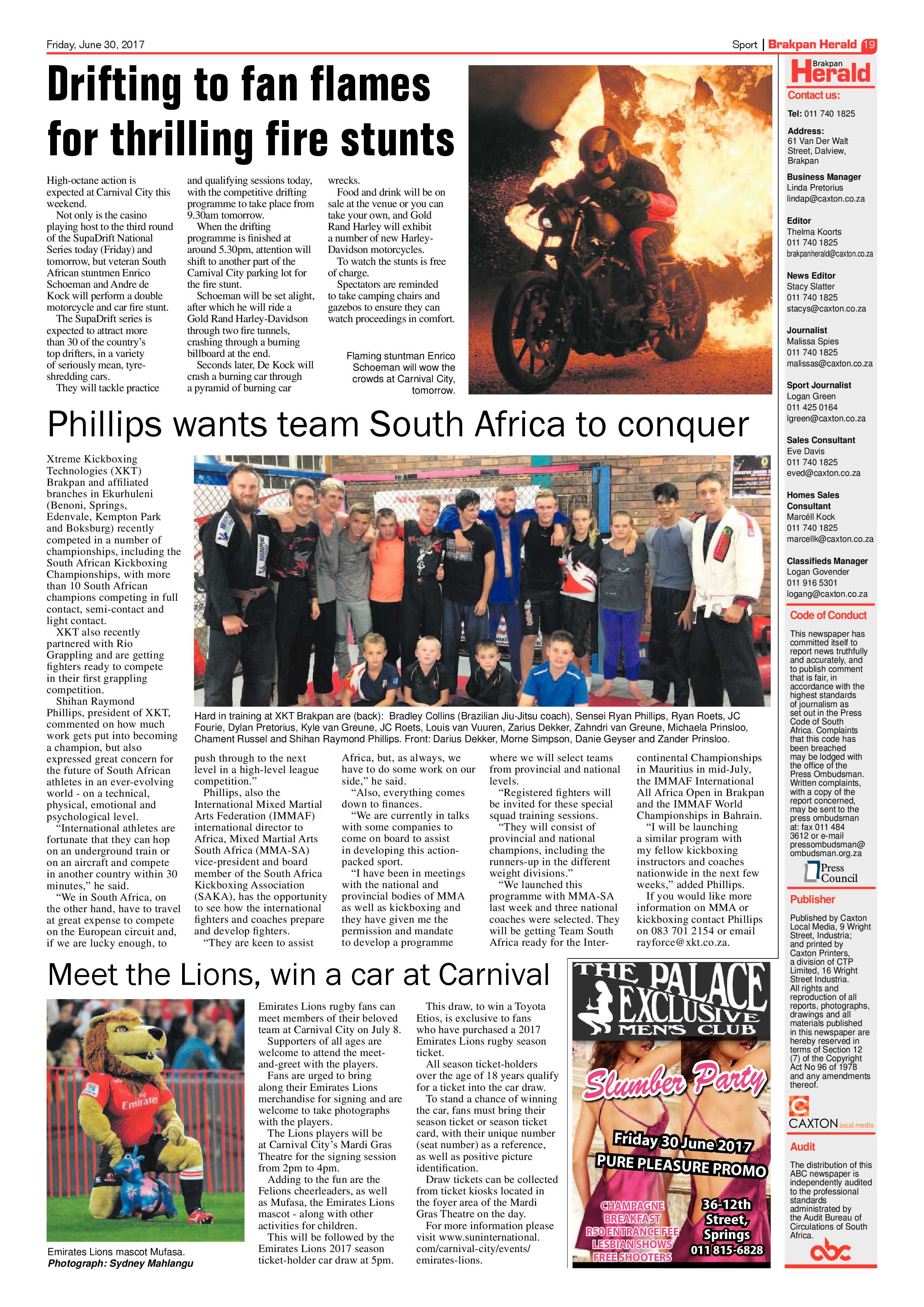 Brakpan Herald 30 June 2017 page 21