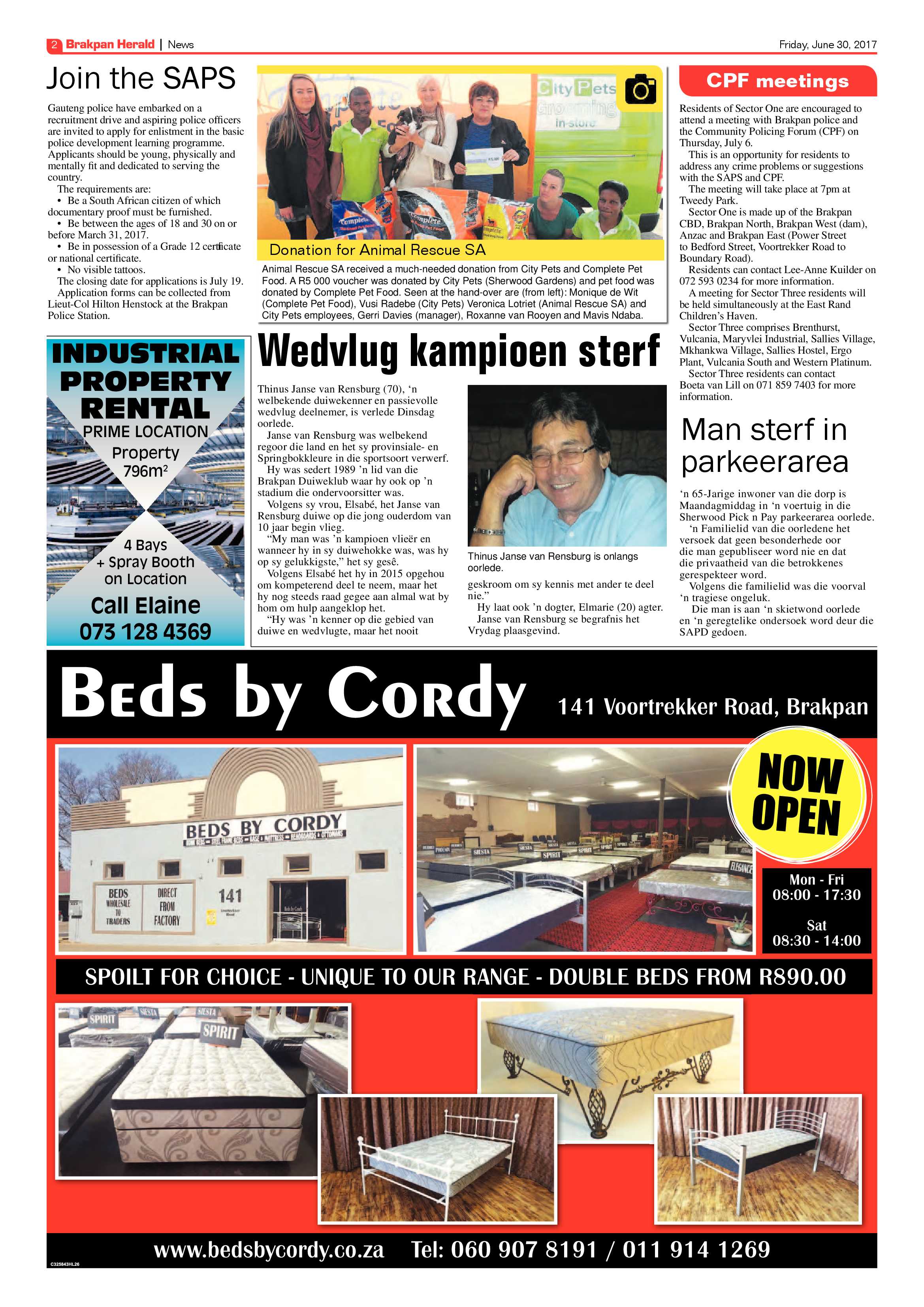 Brakpan Herald 30 June 2017 page 4