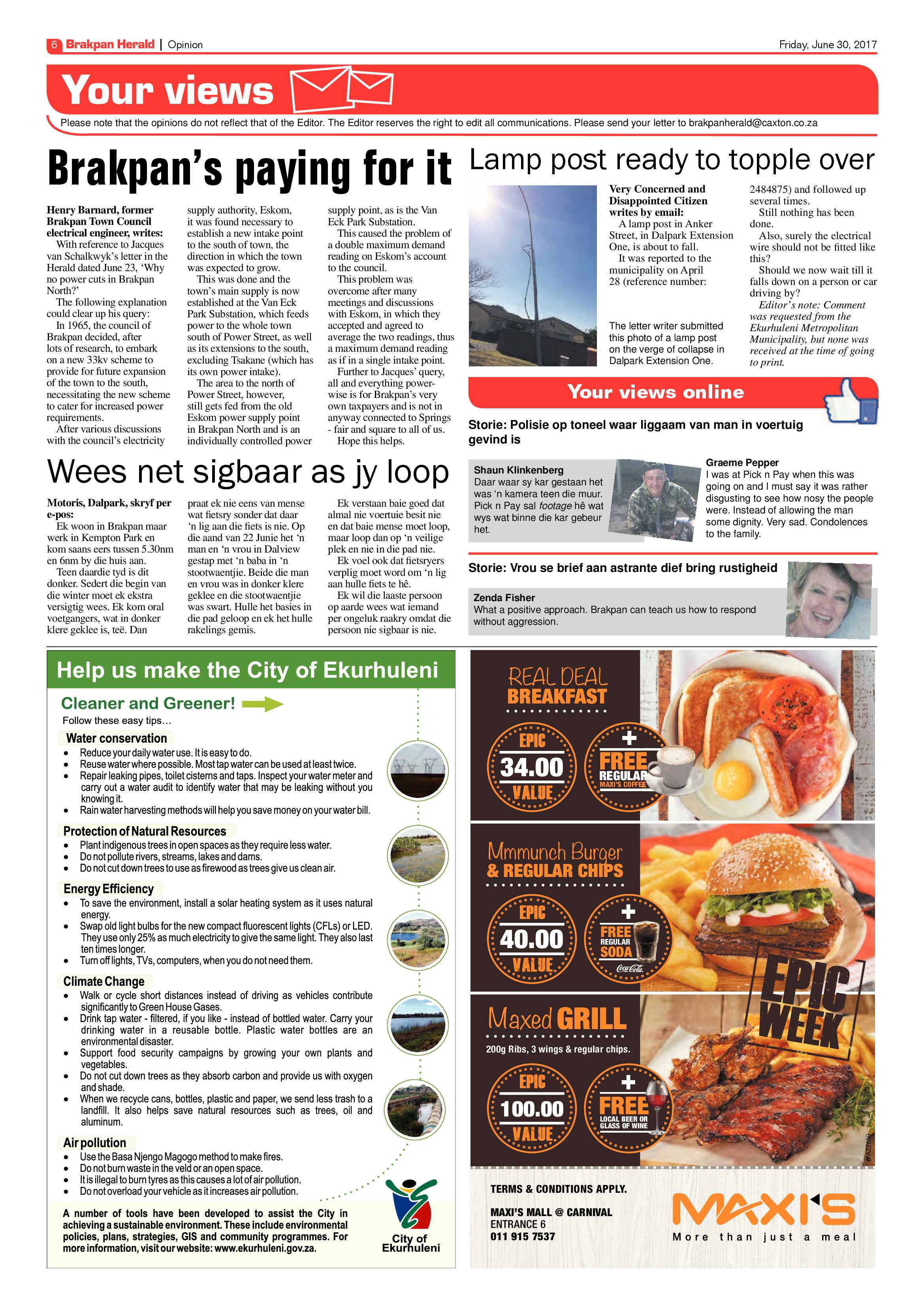 Brakpan Herald 30 June 2017 page 8