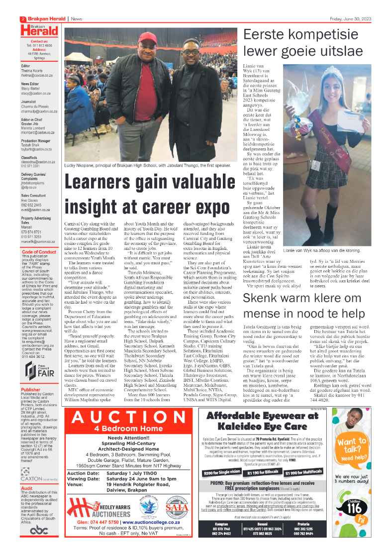Brakpan Herald 30 June 2022 page 2