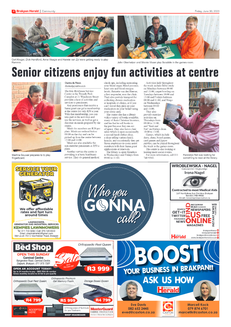 Brakpan Herald 30 June 2022 page 4